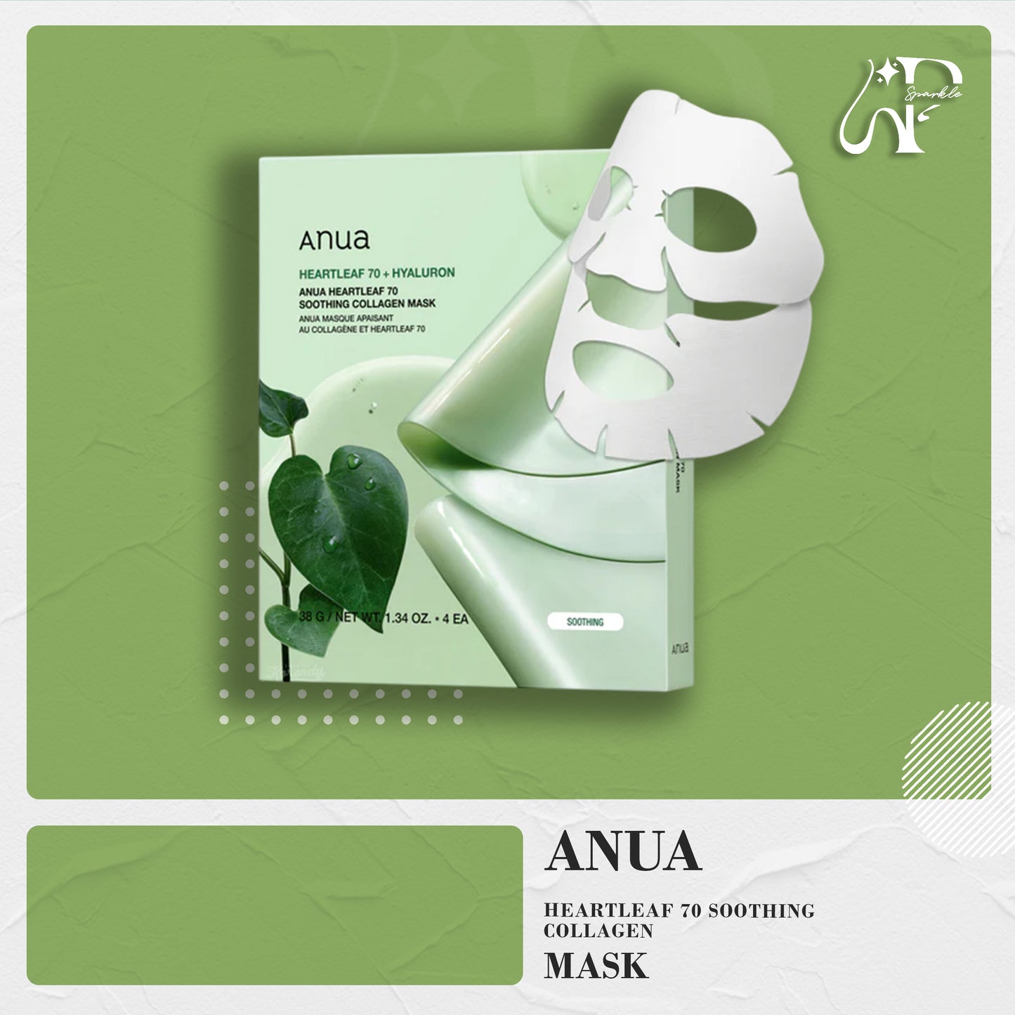 ANUA Heartleaf 70 Soothing Collagen Mask