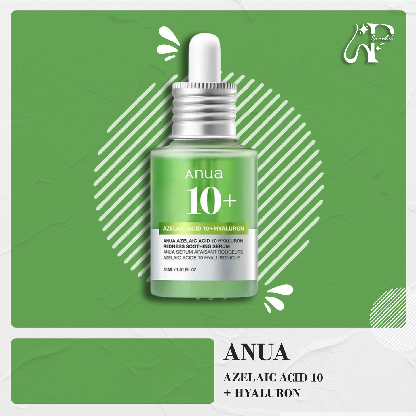 Anua Azelaic Acid 10 Hyaluron Redness Soothing Serum