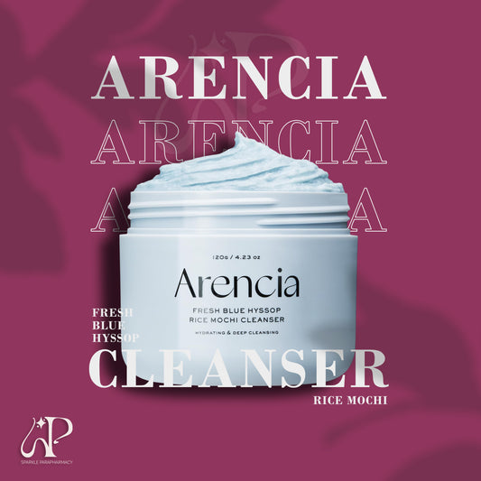 Arencia Fresh Blue Hyssop Rice Mochi Cleanser
