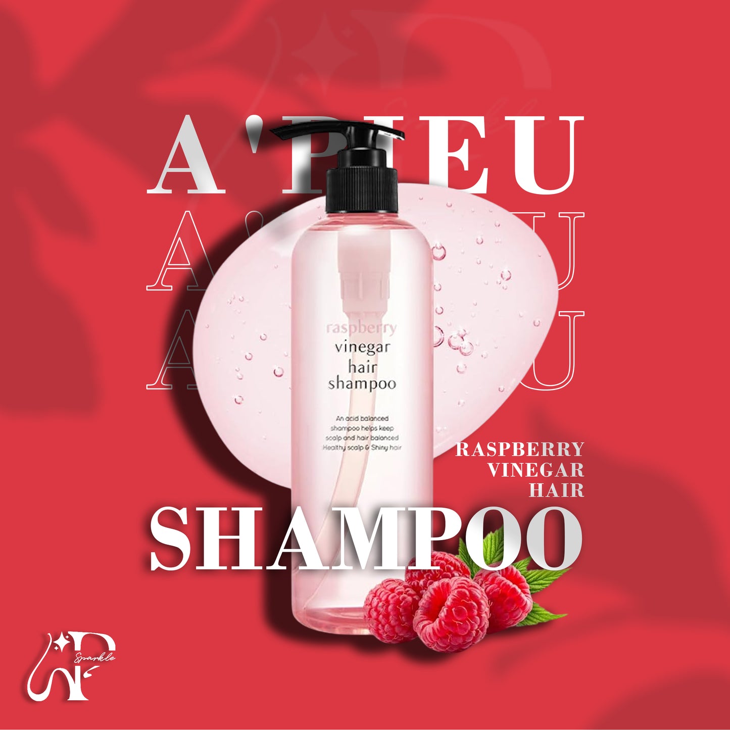 A'PIEU Raspberry Vinegar Hair Shampoo