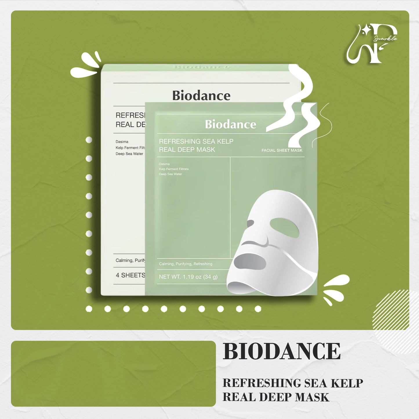 Biodance Refreshing Sea Kelp Real Deep Mask