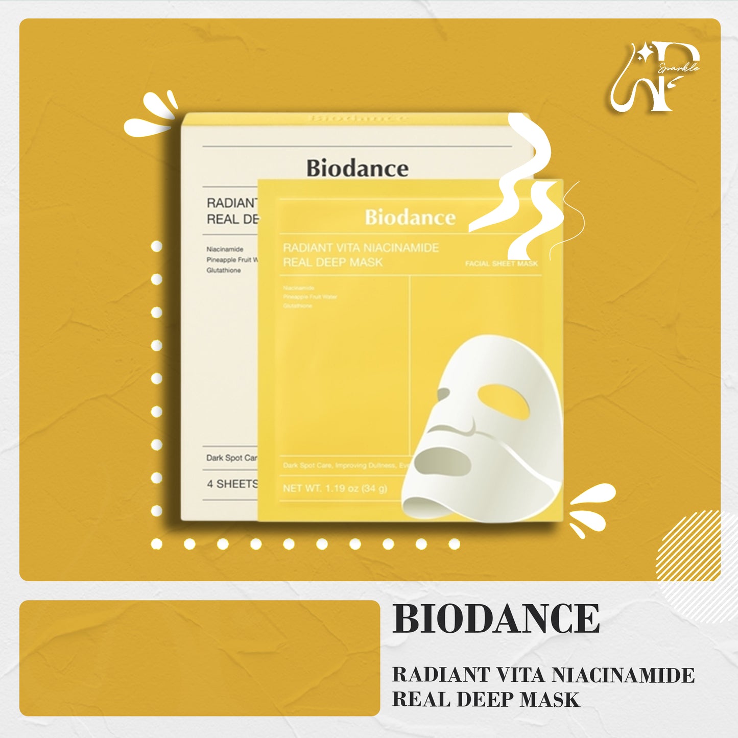 Biodance Radiant Vita Niacinamide Real Deep Mask