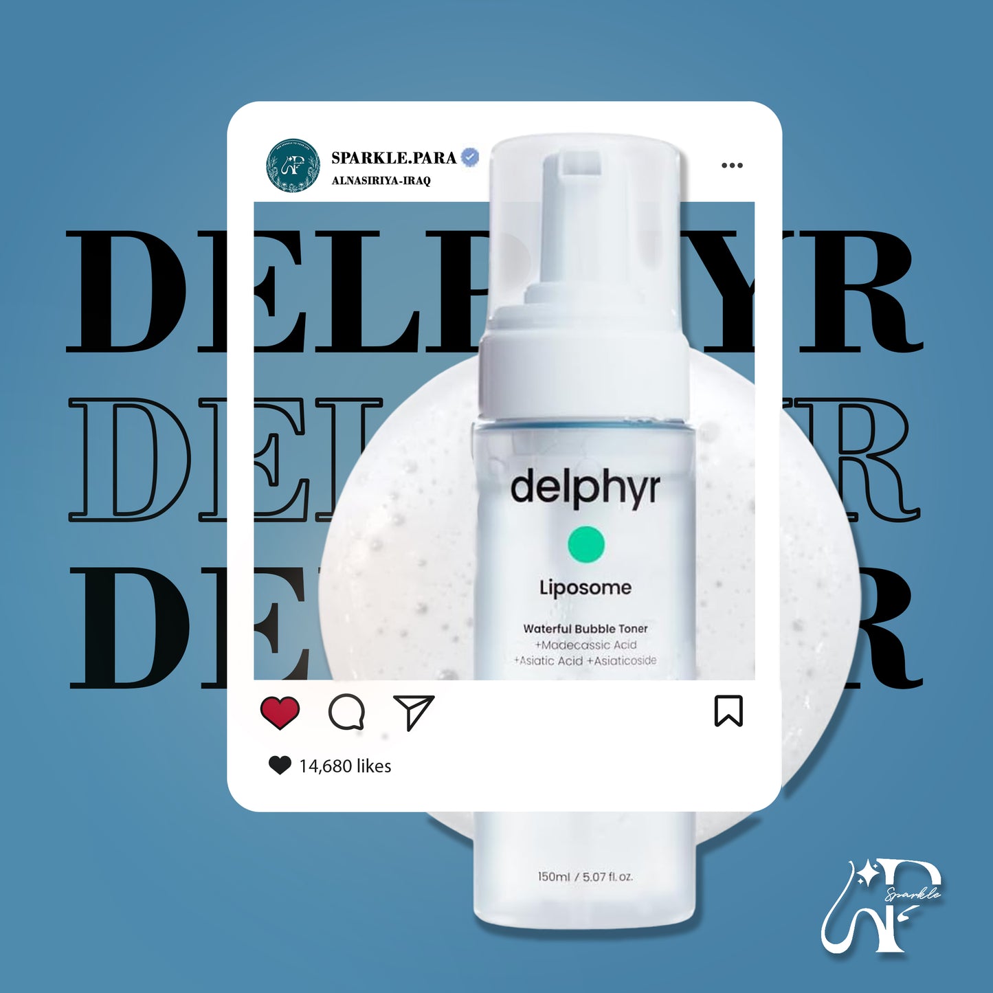Delphyr Liposome Waterful Bubble Toner