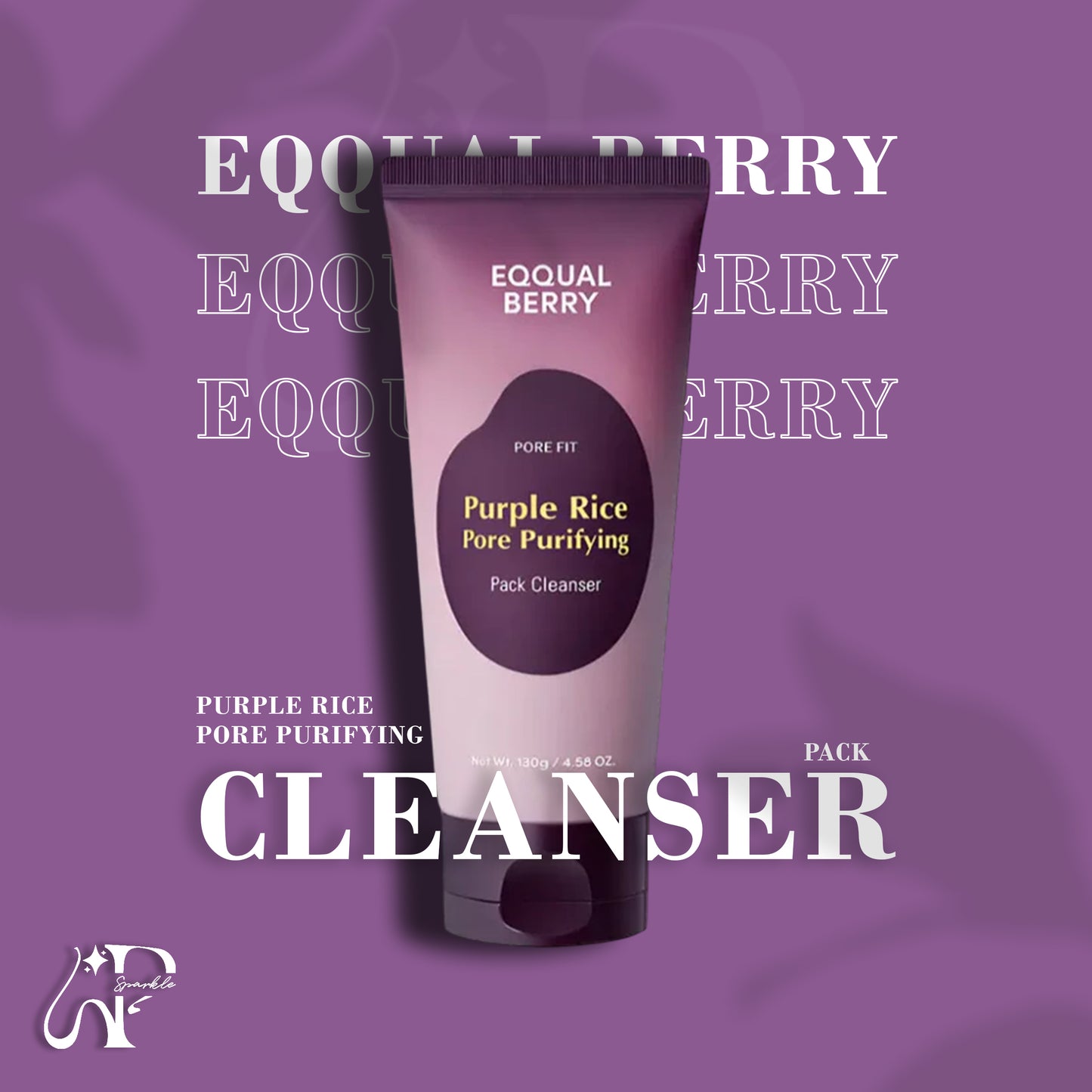 Eqqual Berry Purple Rice Pore Purifying Pack Cleanser