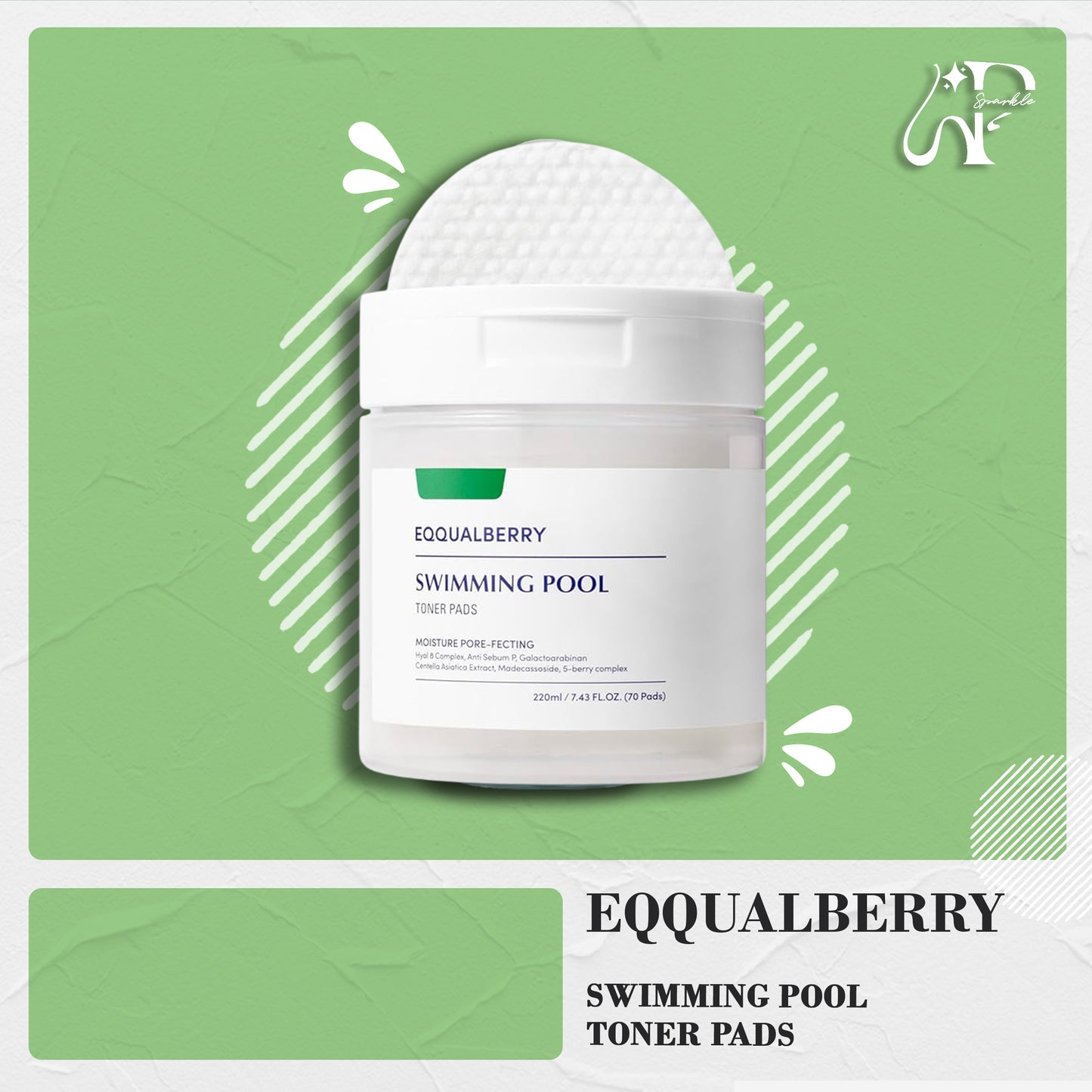 Eqqualberry Swimming Pool Toner Pads