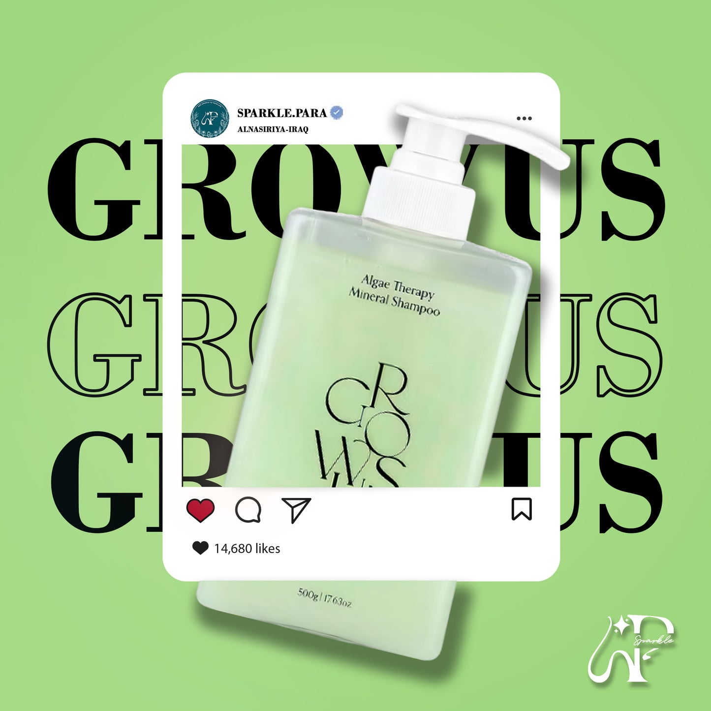 GROWUS Algae Therapy Mineral Shampoo