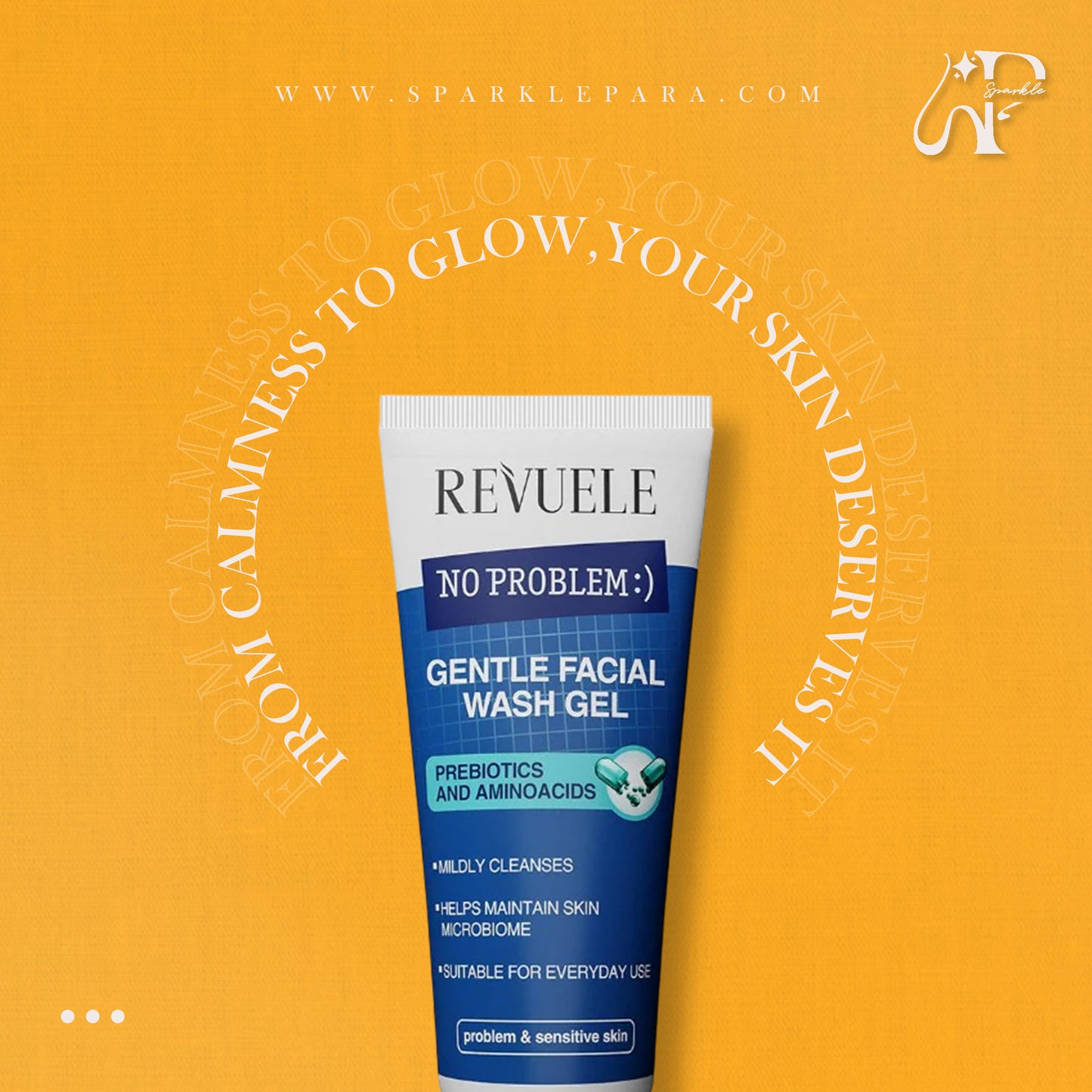 Revuele Gentle Cleansing Gel with Prebiotics and Amino Acids