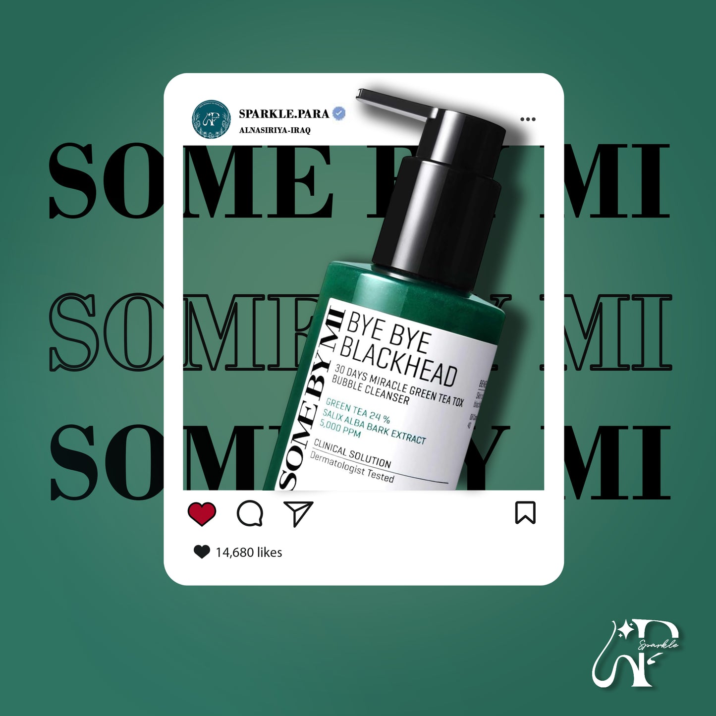 SOME BY MI Bye Bye Blackhead 30 Days Miracle Green Tea Tox Bubble Cleanser