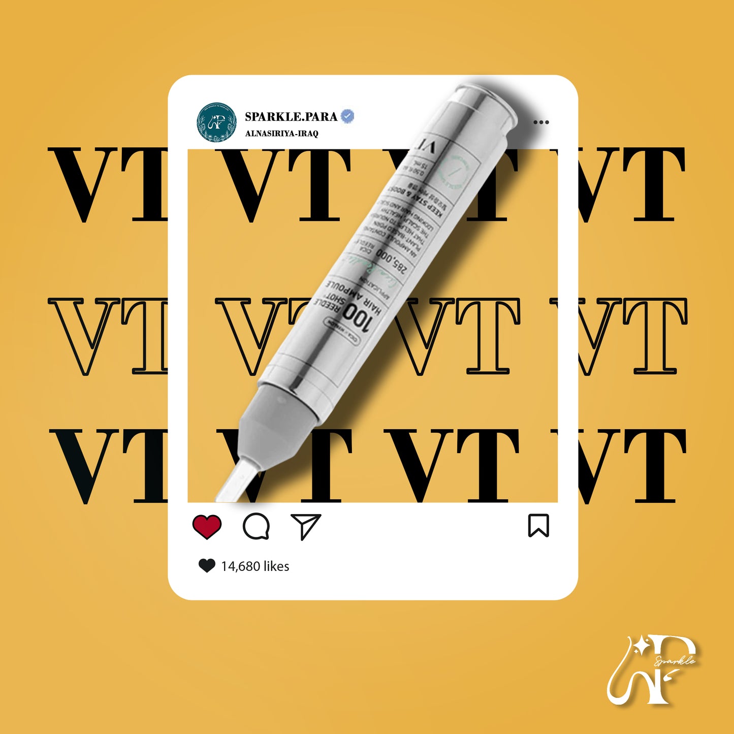 VT - PDRN Reedle Shot Hair Ampoule 100dL