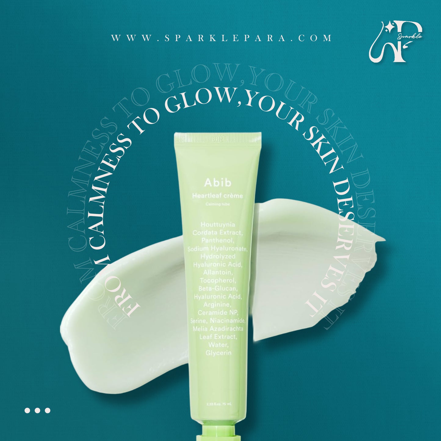 Abib Heartleaf Crème Calming Tube