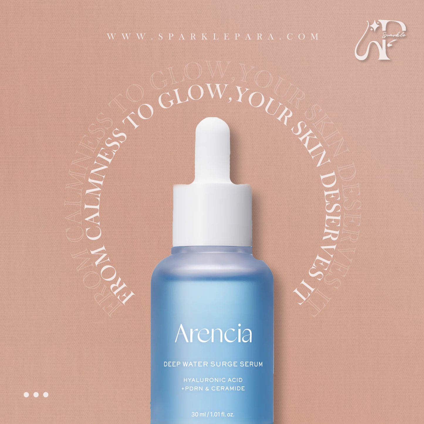 Arencia Deep Water Surge Serum, Hyaluronic Acid +PDRN & Ceramide | 30ml