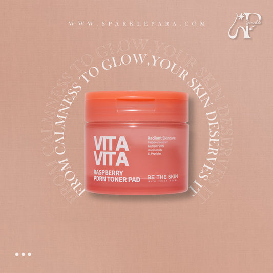BE THE SKIN VITA VITA RASPBERRY PDRN TONER PAD