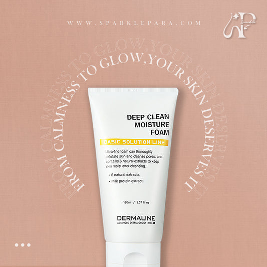 DERMALINE Deep Clean Moisture Foam