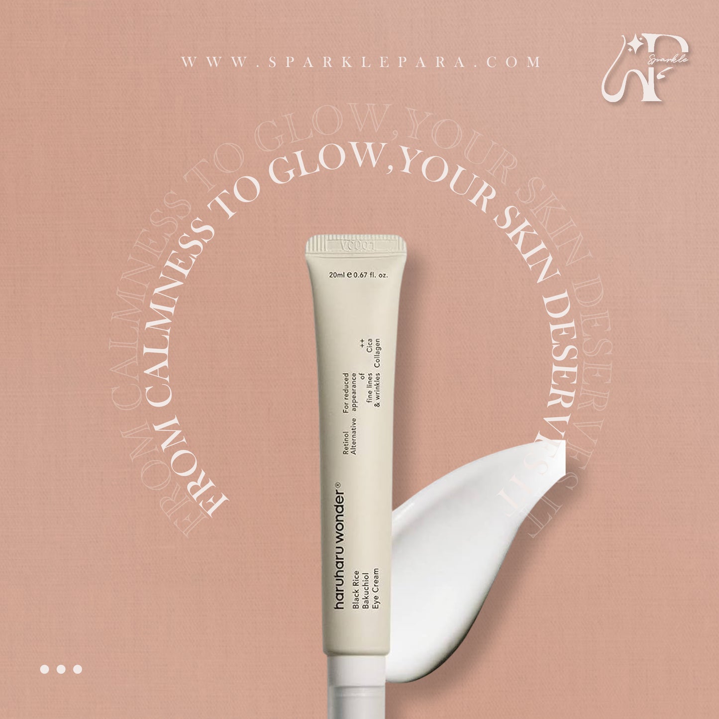 Haruharu Wonder Black Rice Bakuchiol Eye Cream