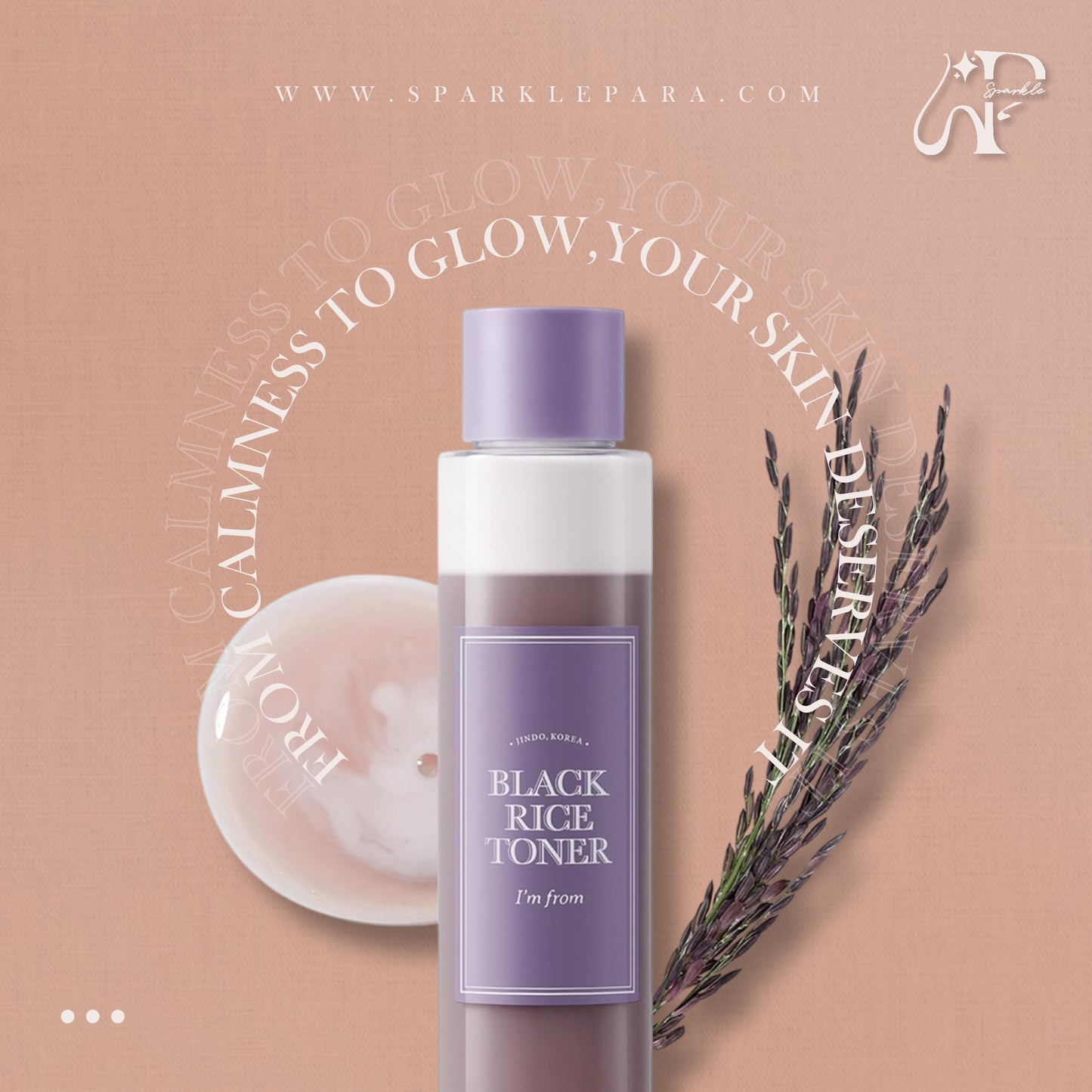 I'M FROM Black Rice Toner