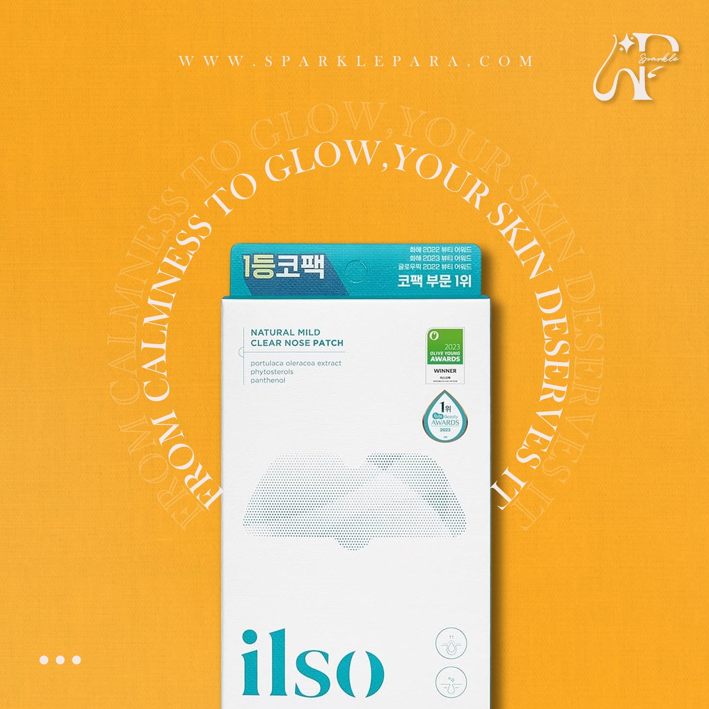 Ilso Natural MILD Clear Nose Patch/Blackhead Remover for Nose