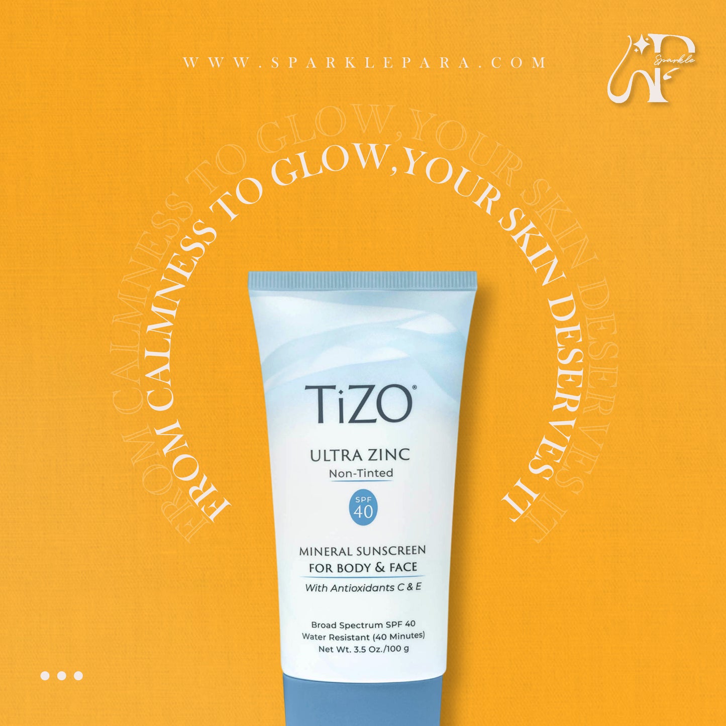 TiZO Ultra Zinc Non-Tinted  Mineral Sunscreen Body & Face SPF40
