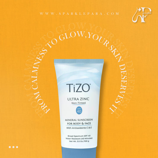 TiZO Ultra Zinc Non-Tinted  Mineral Sunscreen Body & Face SPF40