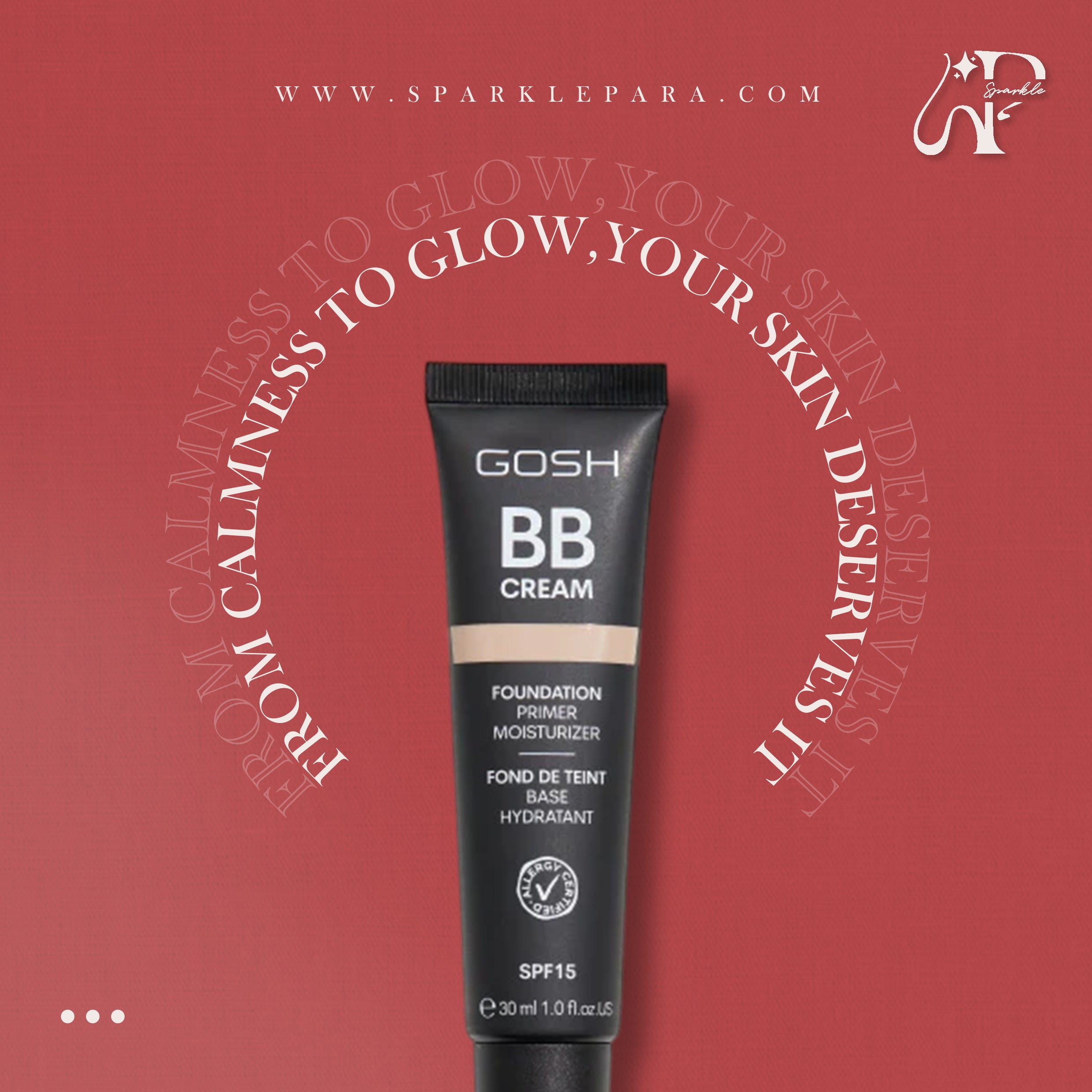 Gosh BB Cream Foundation Primer Moisturizer 01
