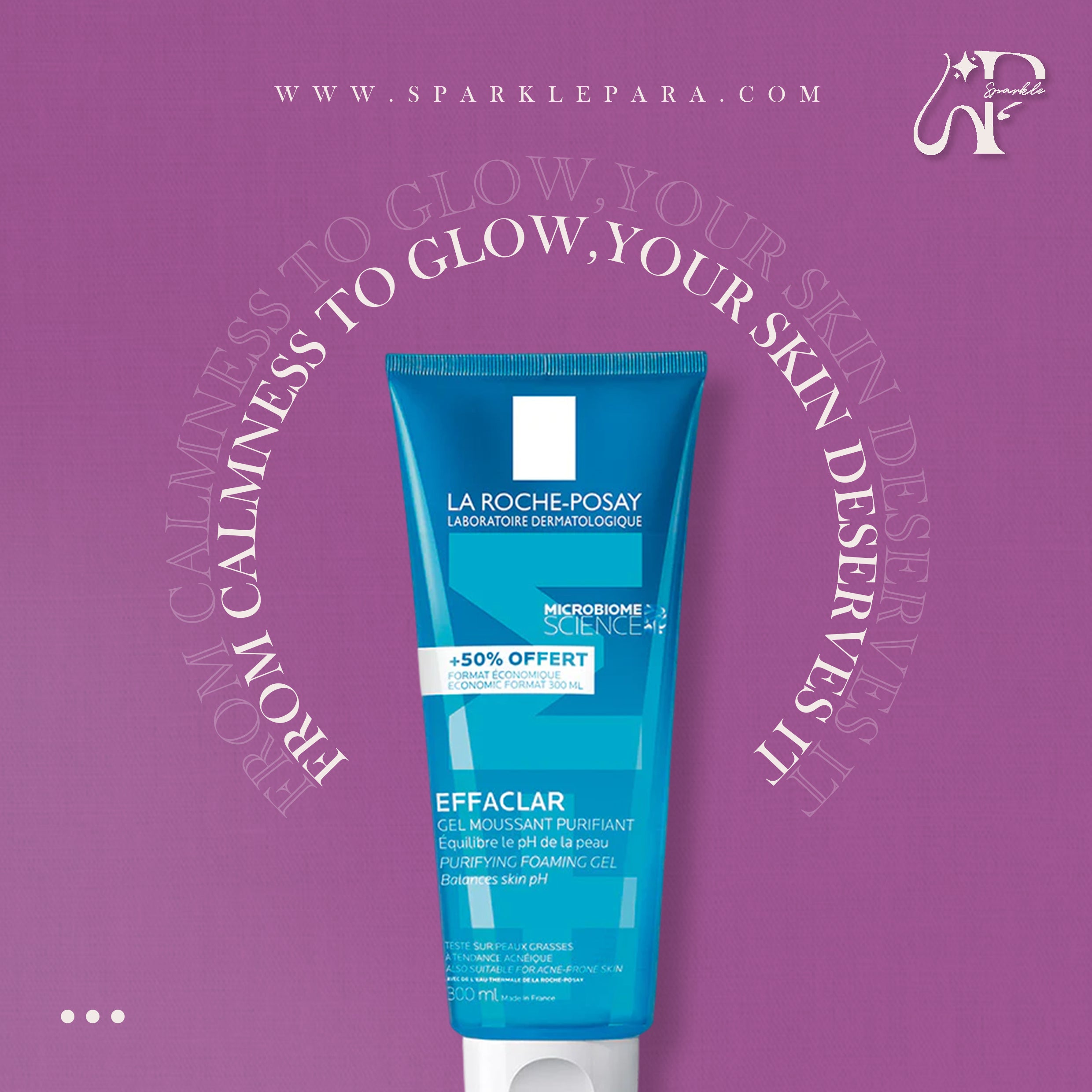 La Roche Posay Effaclar +M Purifying Foaming Gel 300ml