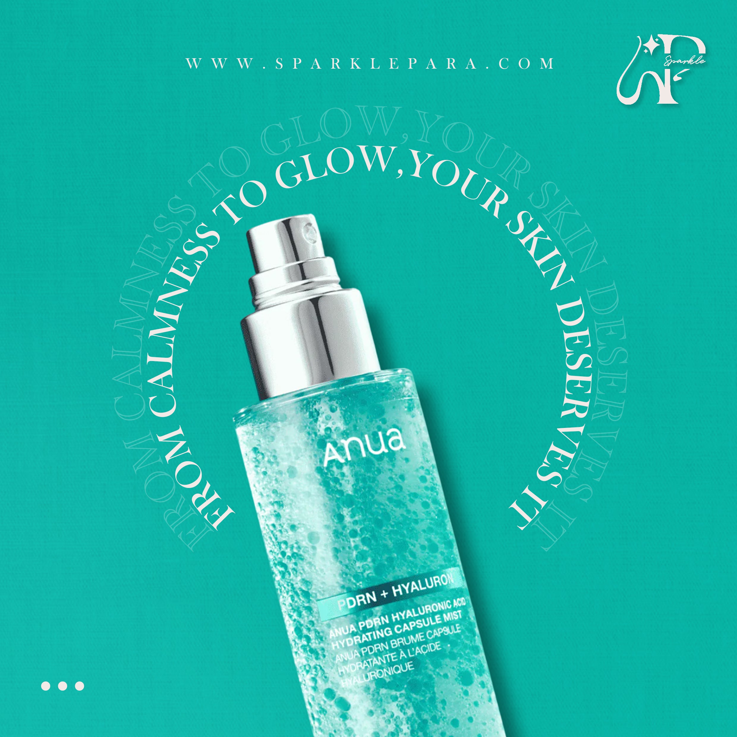 Anua PDRN Hyaluronic Acid Hydrating Capsule Mist ‏
