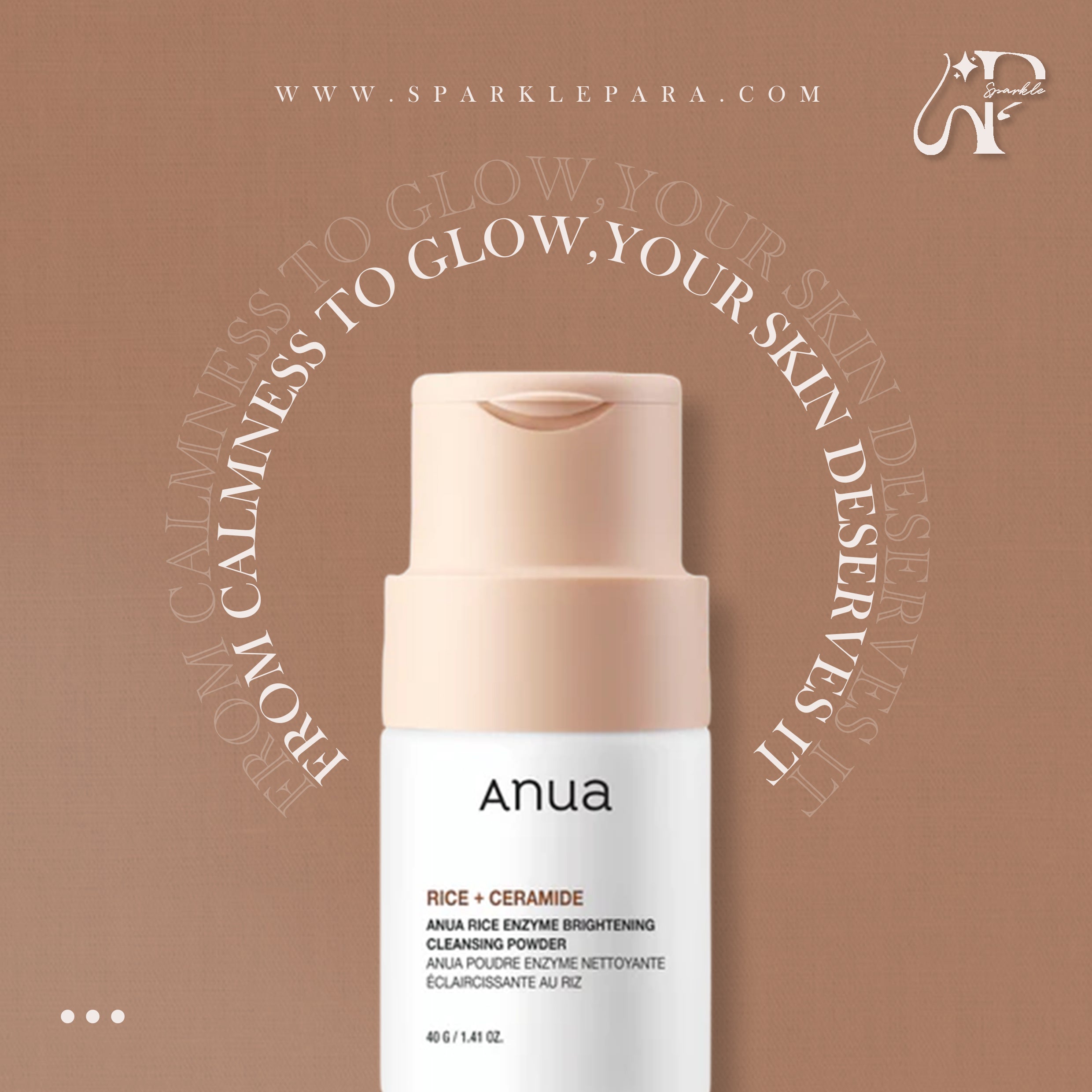 ANUA Rice Enzyme Brightening Cleansing Powder