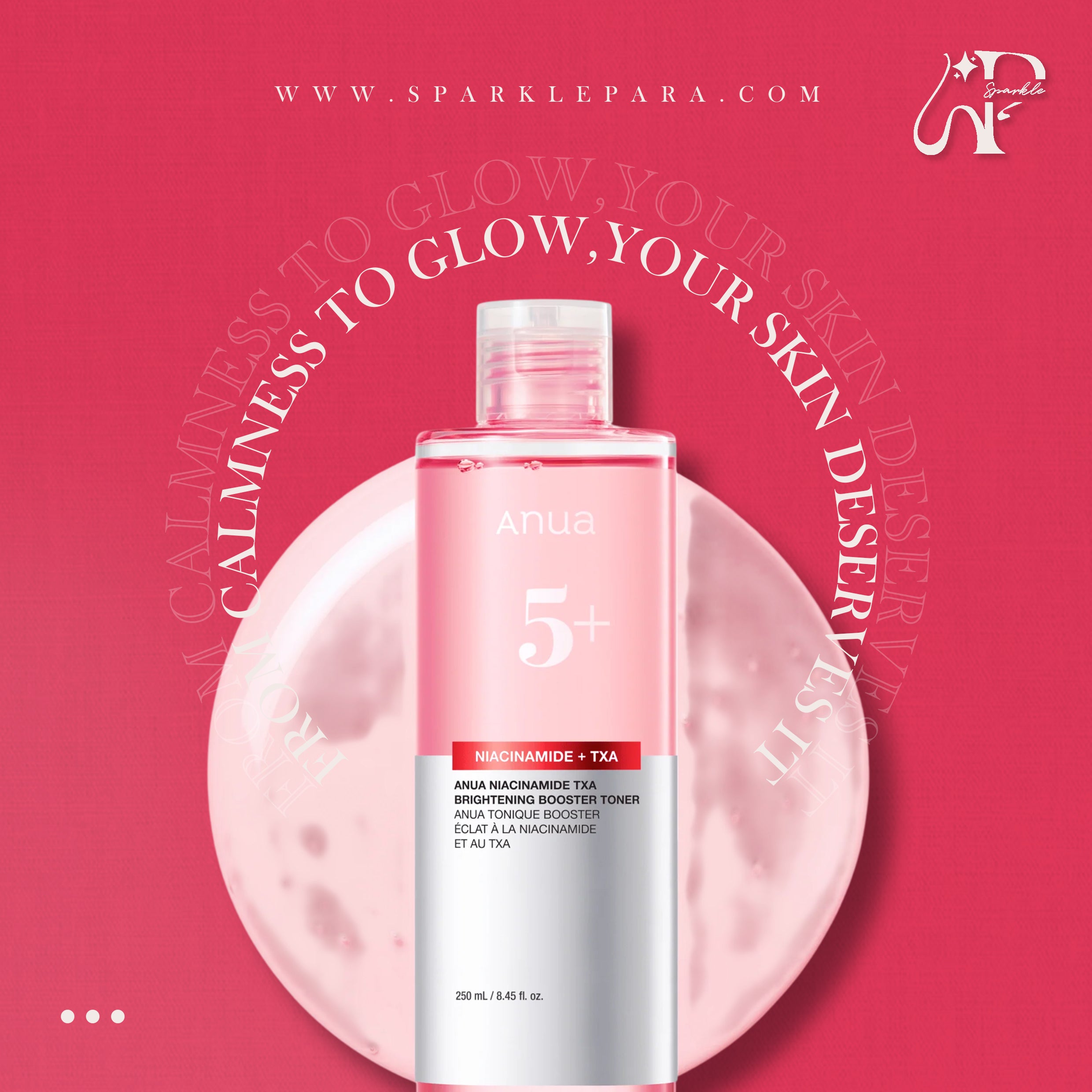 Anua Niacinamide Tranexamic Acid Brightening Booster Toner‏