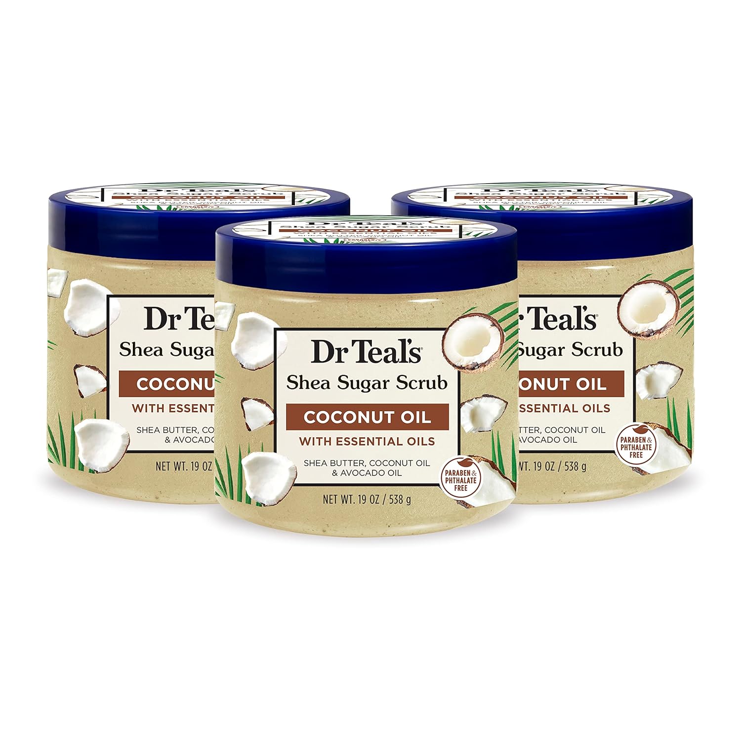 Dr Teal's Shea Sugar Body Scrub سكراب للجسم