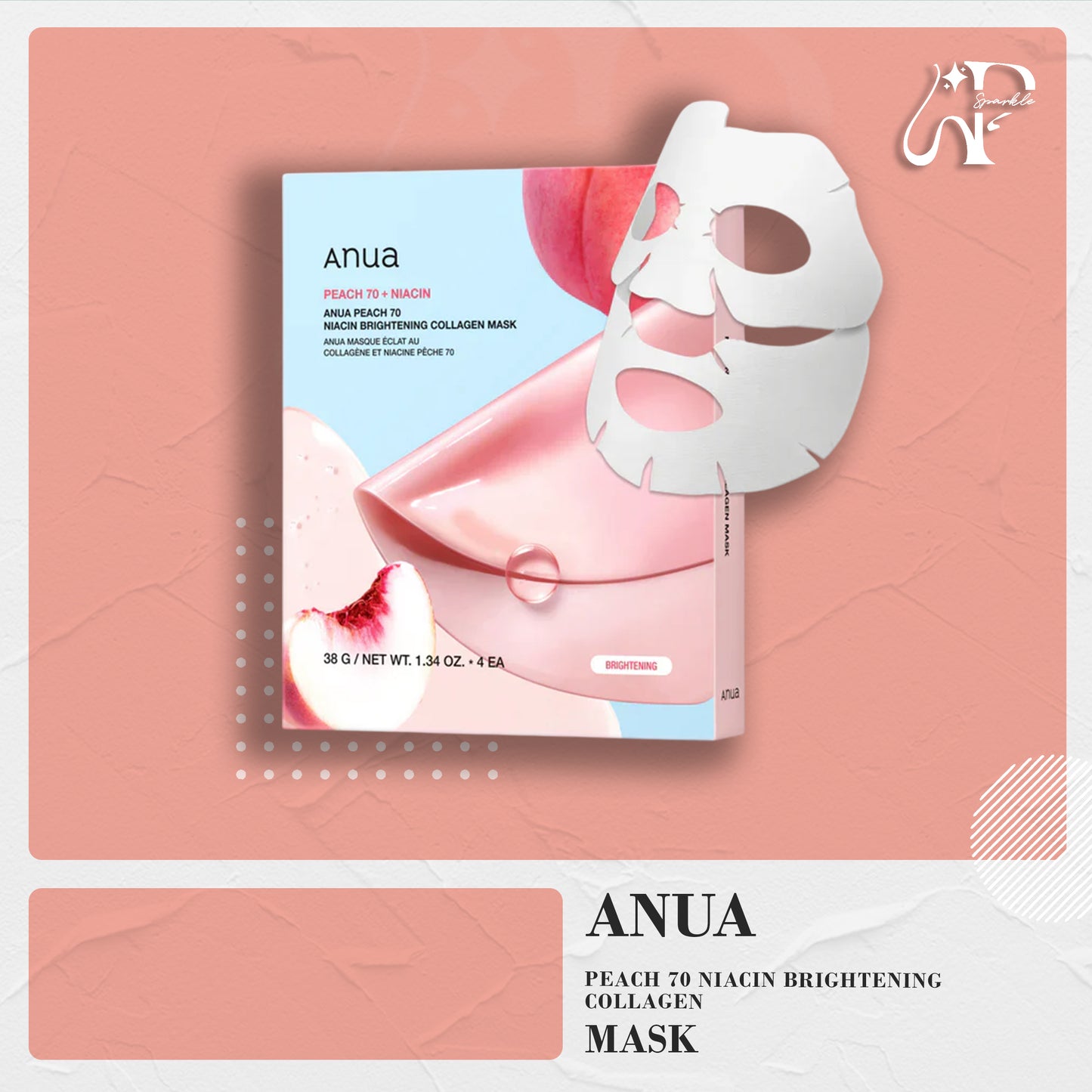 ANUA Peach 70 Niacin Brightening Collagen Mask