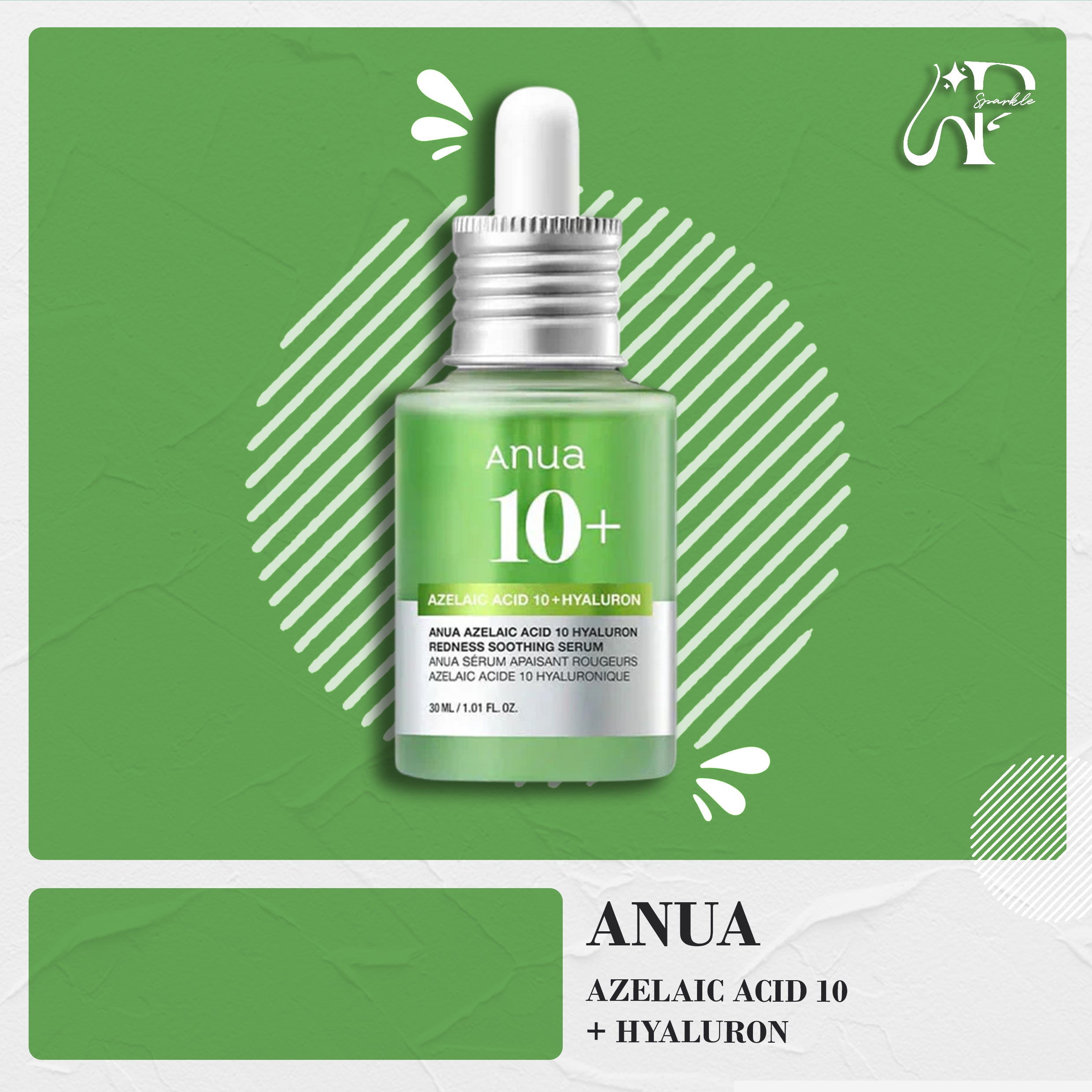 Anua Azelaic Acid 10 Hyaluron Redness Soothing Serum