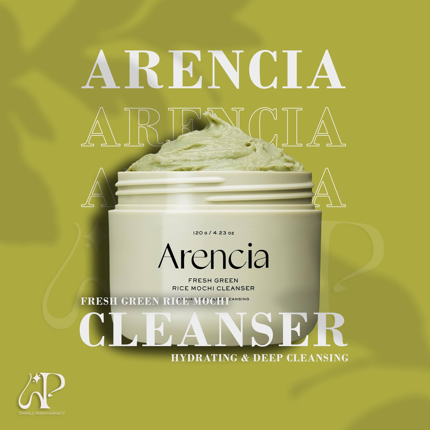 Arencia Fresh Green Rice Mochi Cleanser