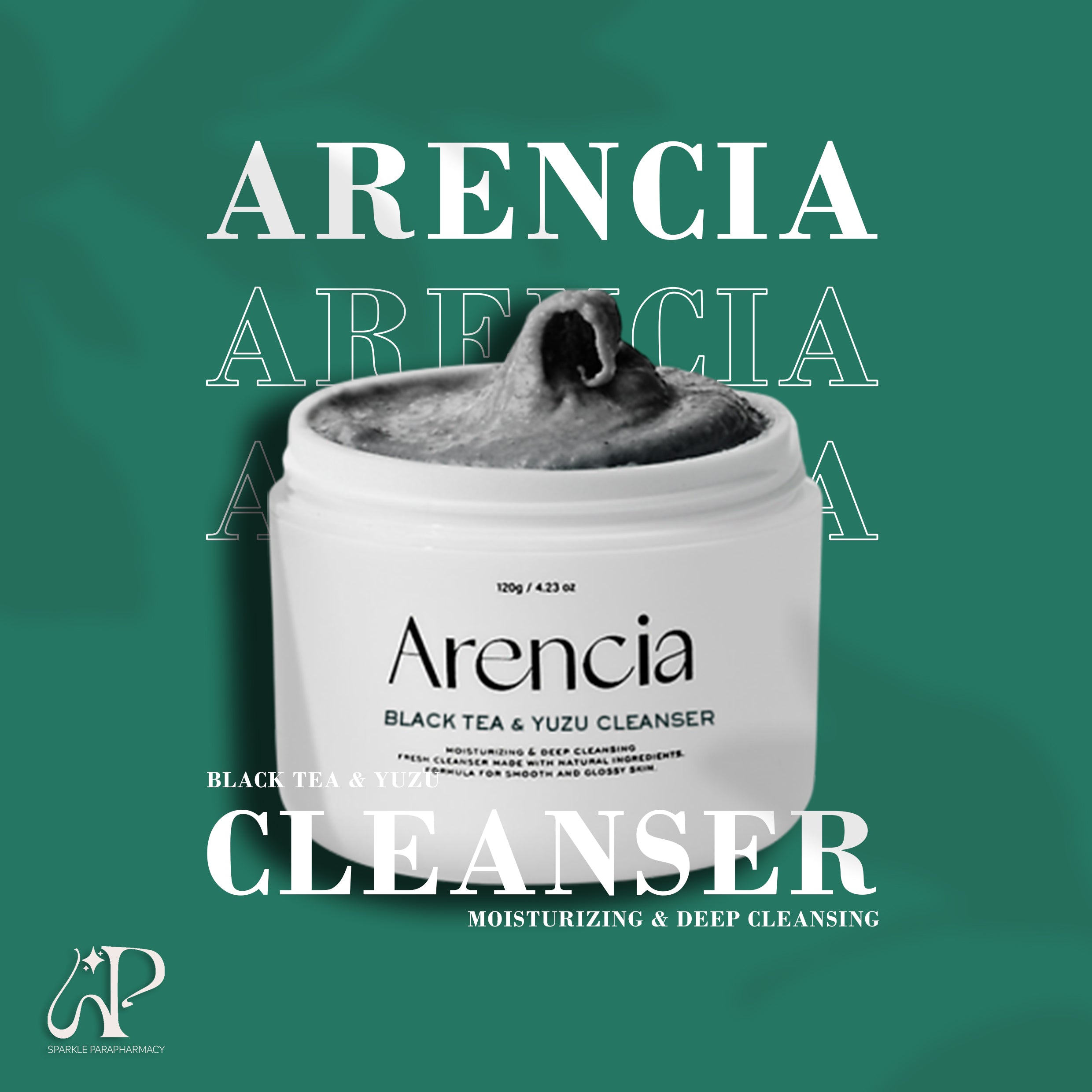 Arencia Black Tea & Yuzu Rice Mochi Cleanser