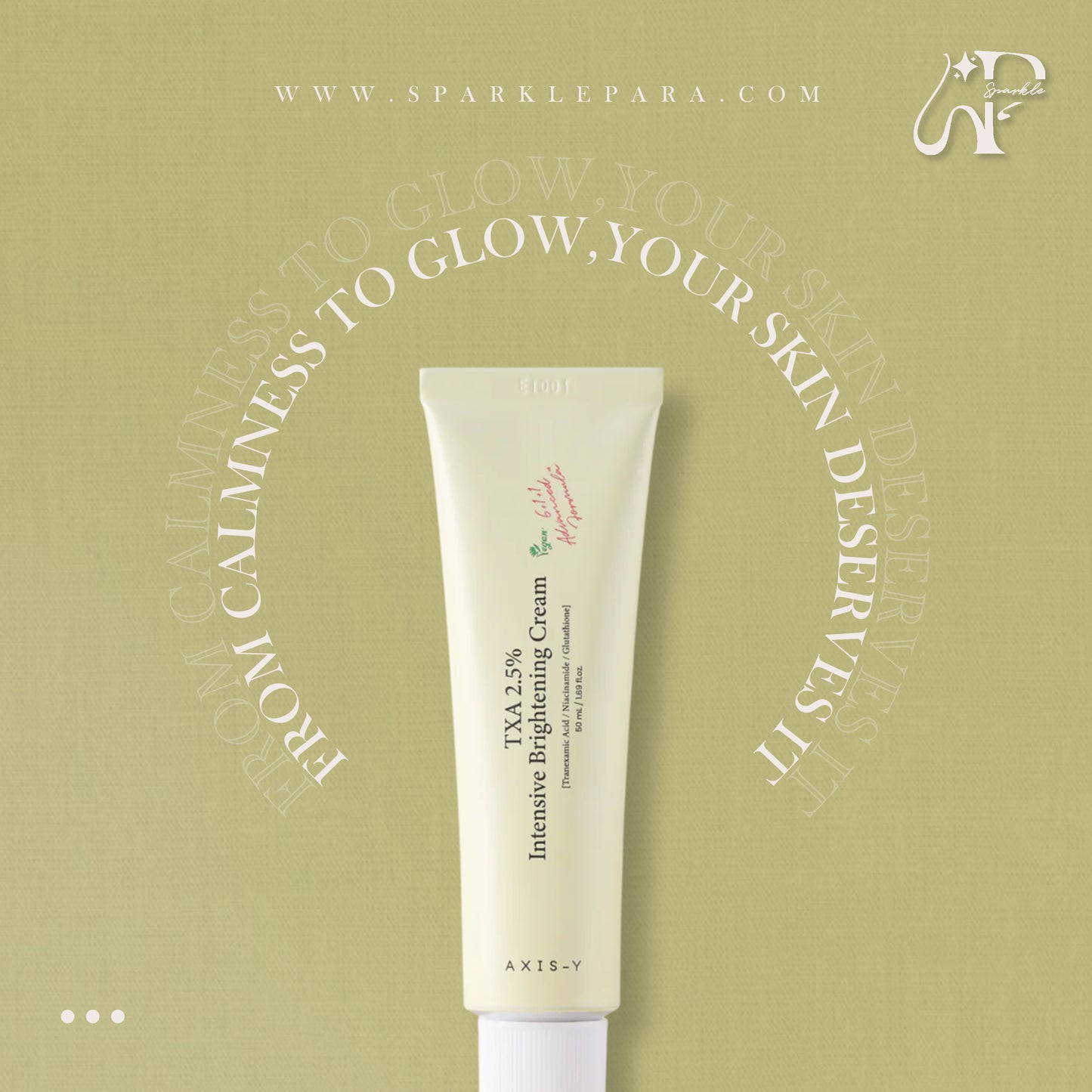 AXIS-Y TXA 2.5% Brightening Cream for Uneven Skin Tone‏