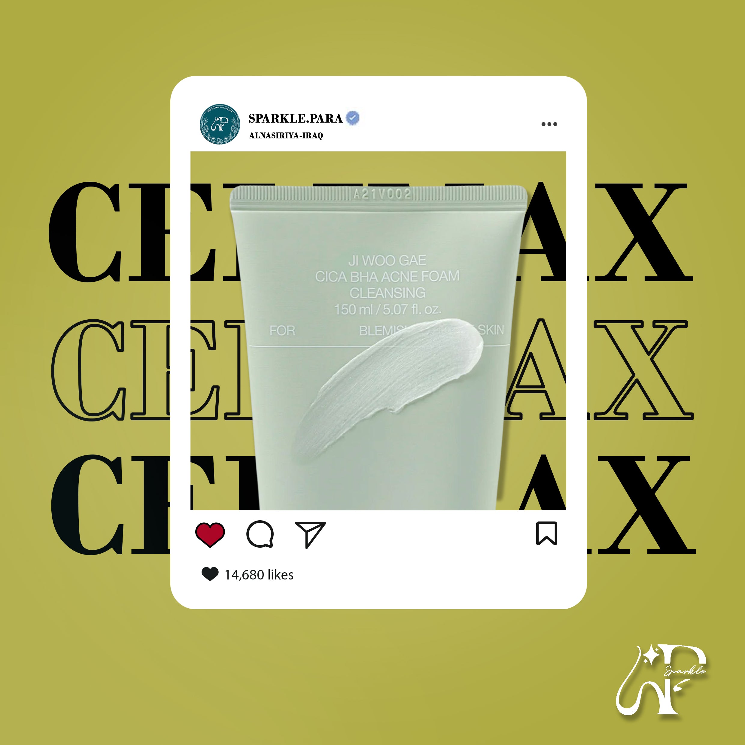 Celimax Ji Woo Gae Cica BHA Acne Foam Cleansing