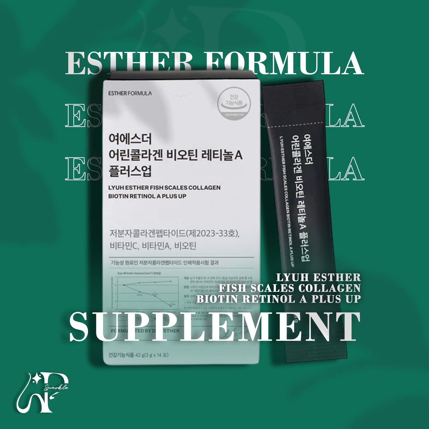 Esther Formula Lyuh Esther Fish Scales Collagen Biotin Retinol A Plus Up