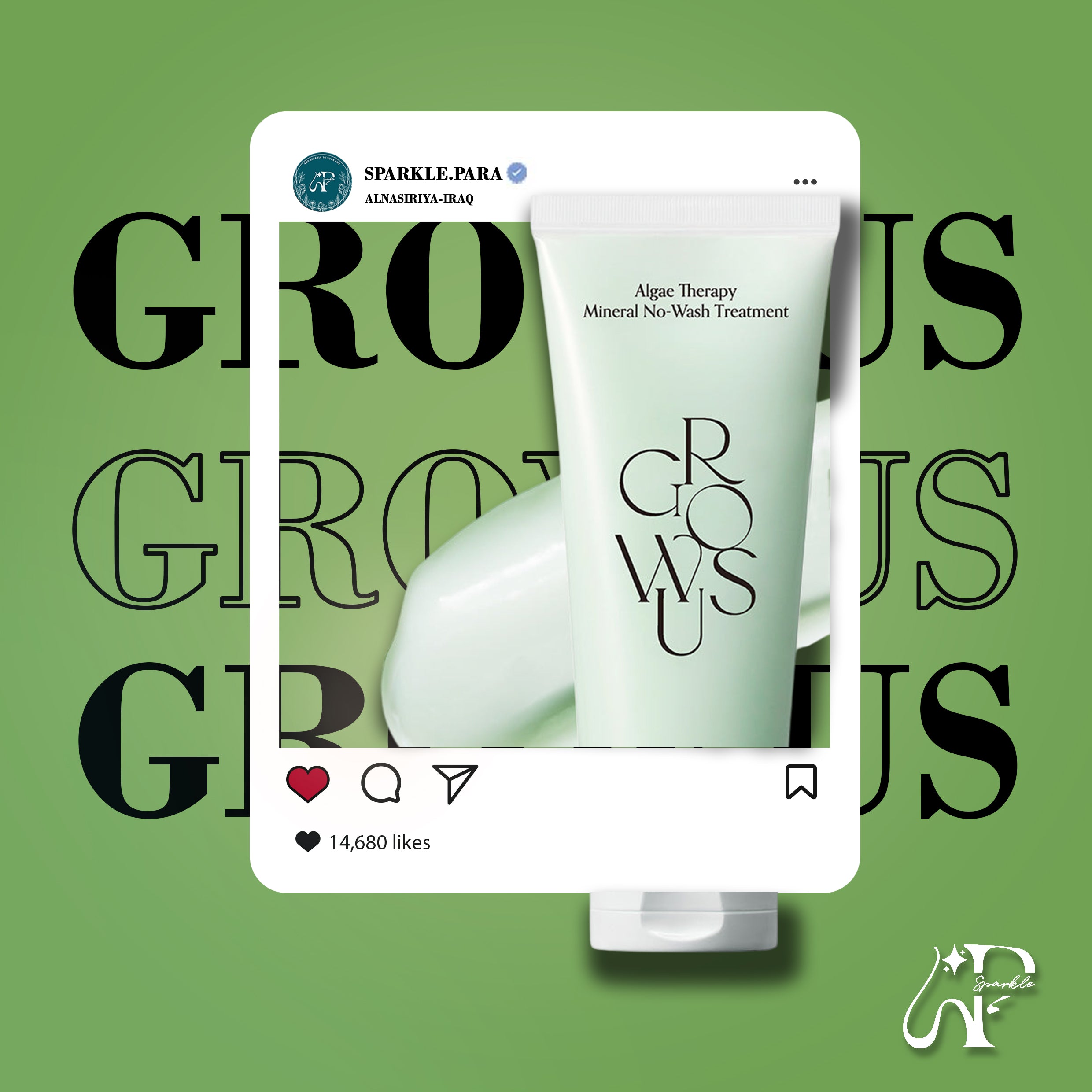 GROWUS Algae Therapy Mineral No-Wash Treatment