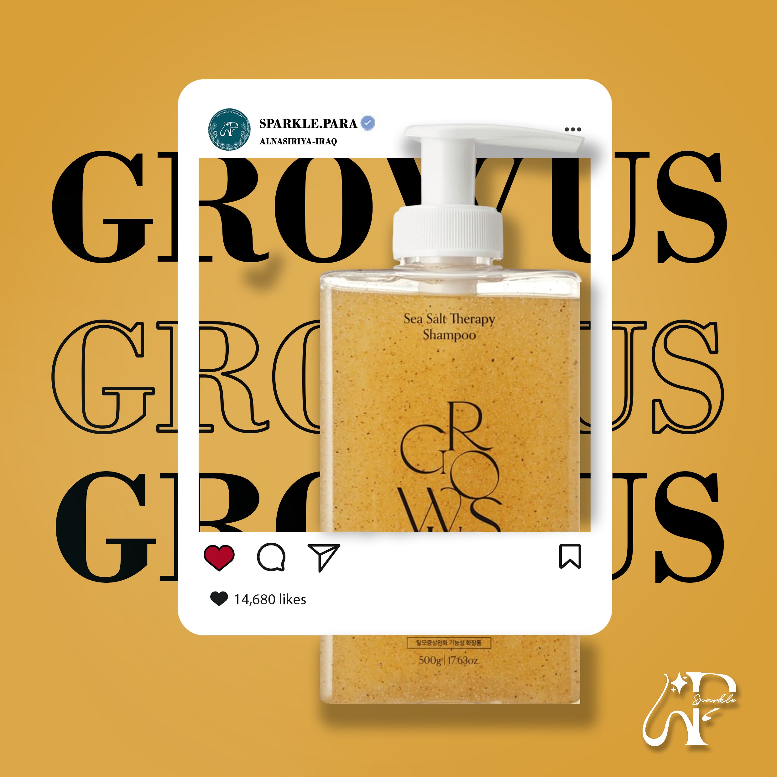 Growus Sea Salt Therapy Shampoo