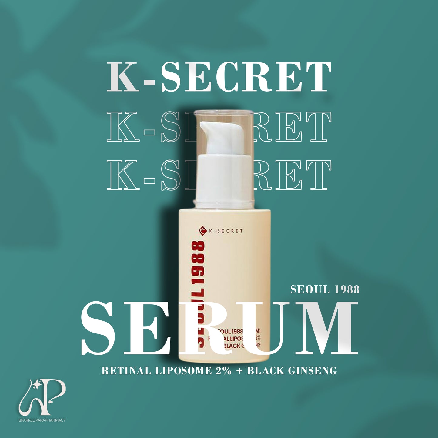 K-SECRET SEOUL 1988 SERUM Retinal Liposome 2% + Black Ginseng