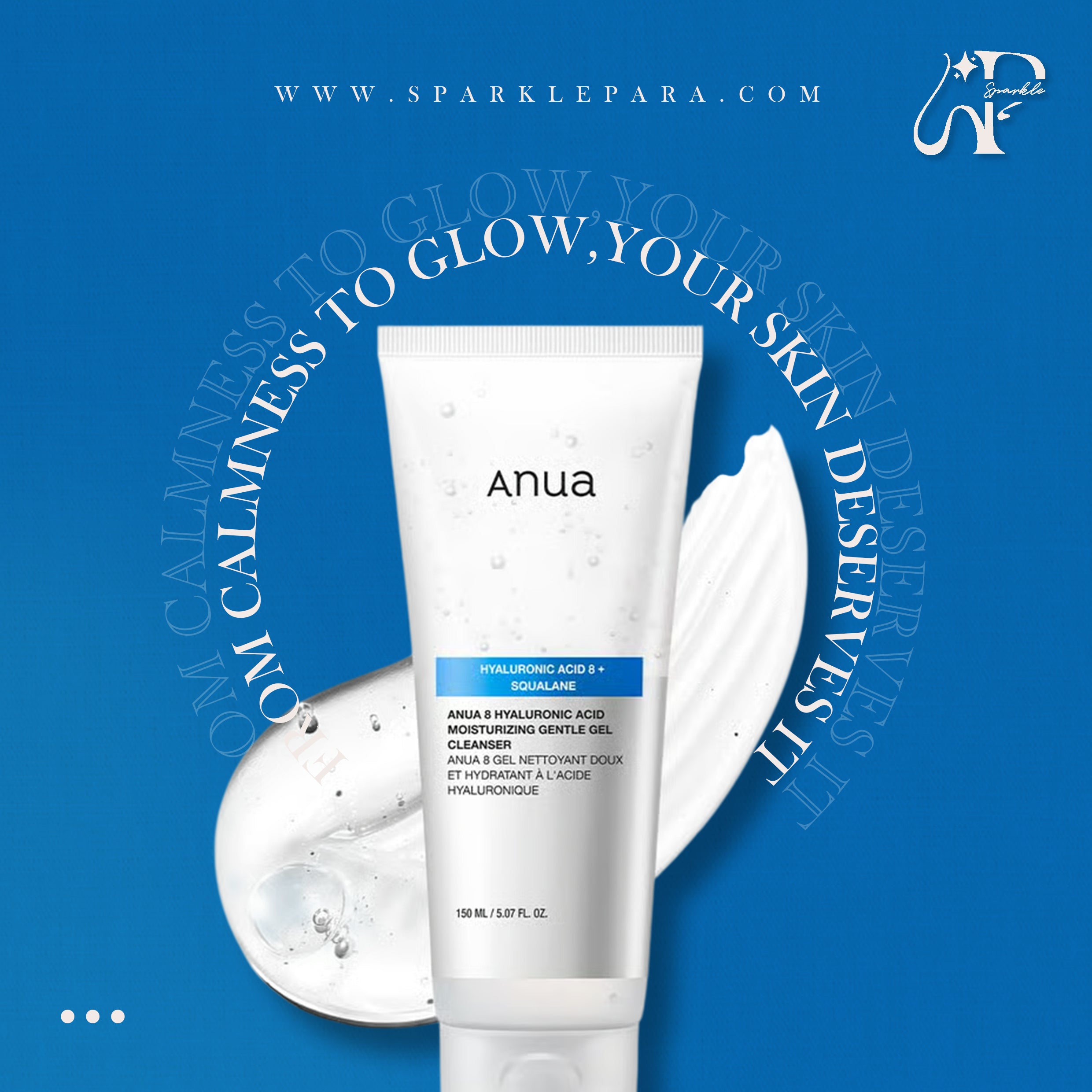 Anua Hyaluronic Moisturizing Gentle Gel Cleanser