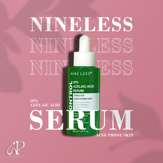 NINE LESS A-CONTROL 10% AZELAIC ACID SERUM - 30ML