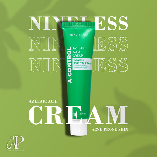 NINE LESS A-CONTROL AZELAIC ACID CREAM - 50ML
