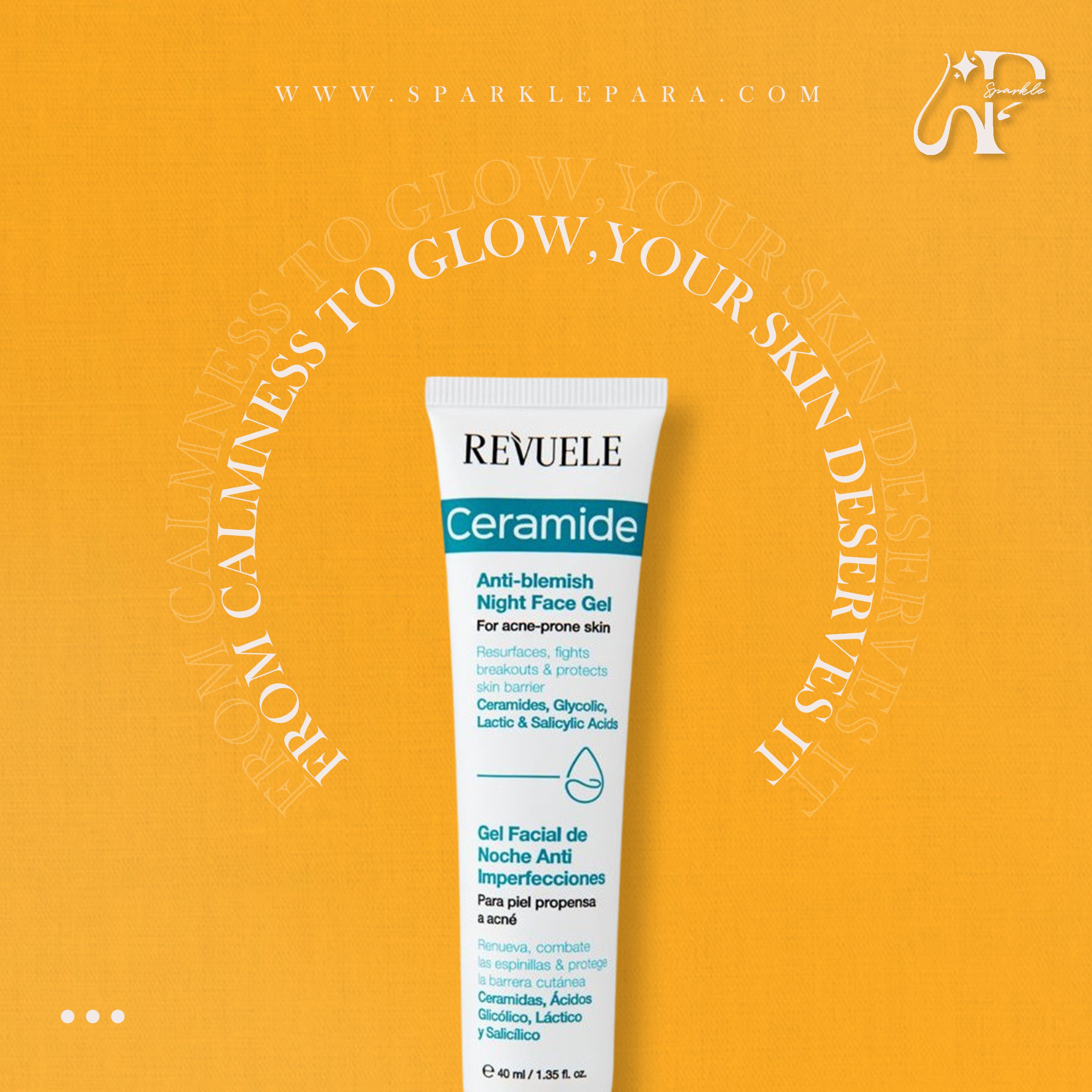 Revuele Ceramide Anti-blemish Night Face Gel