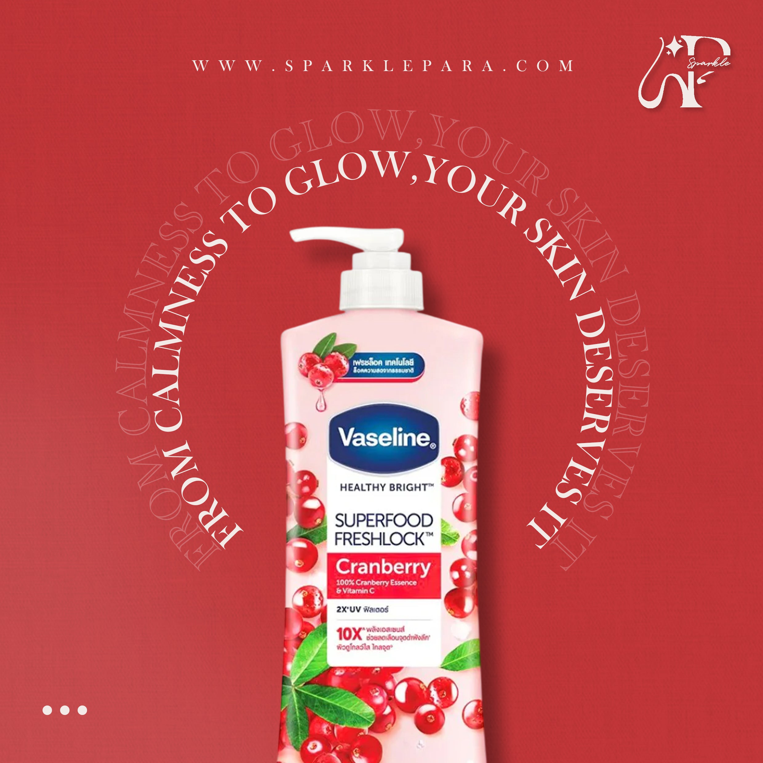 VASELINE Superfood Freshlock Body Lotion 500ml