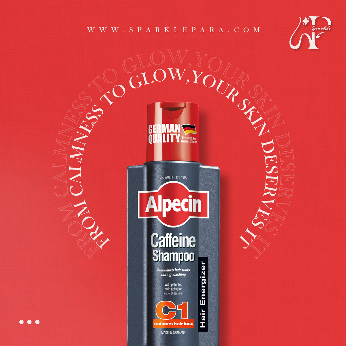Alpecin Caffeine Shampoo C1 - reduces hair loss