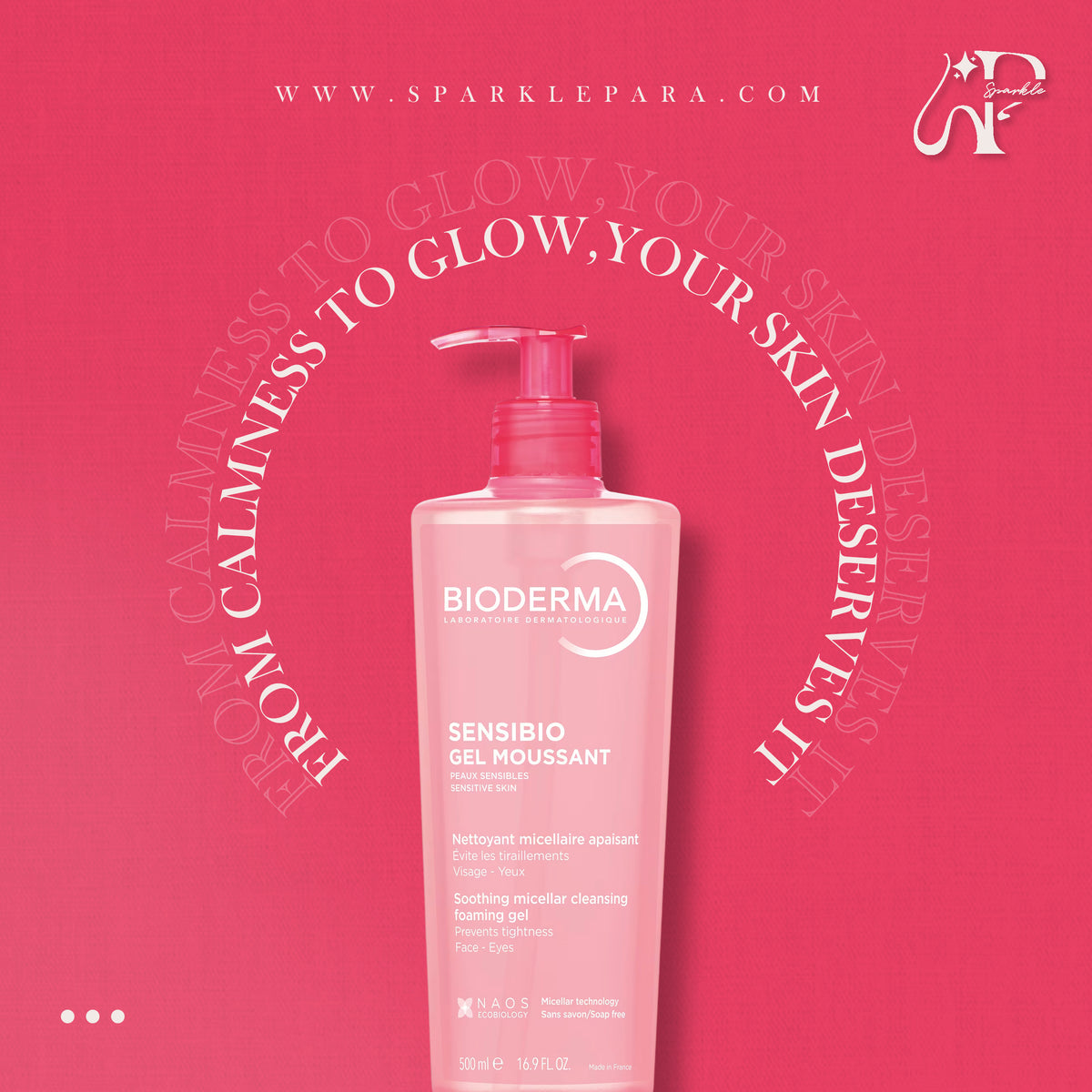 Bioderma Sensibio Gel Moussant 500 ml
