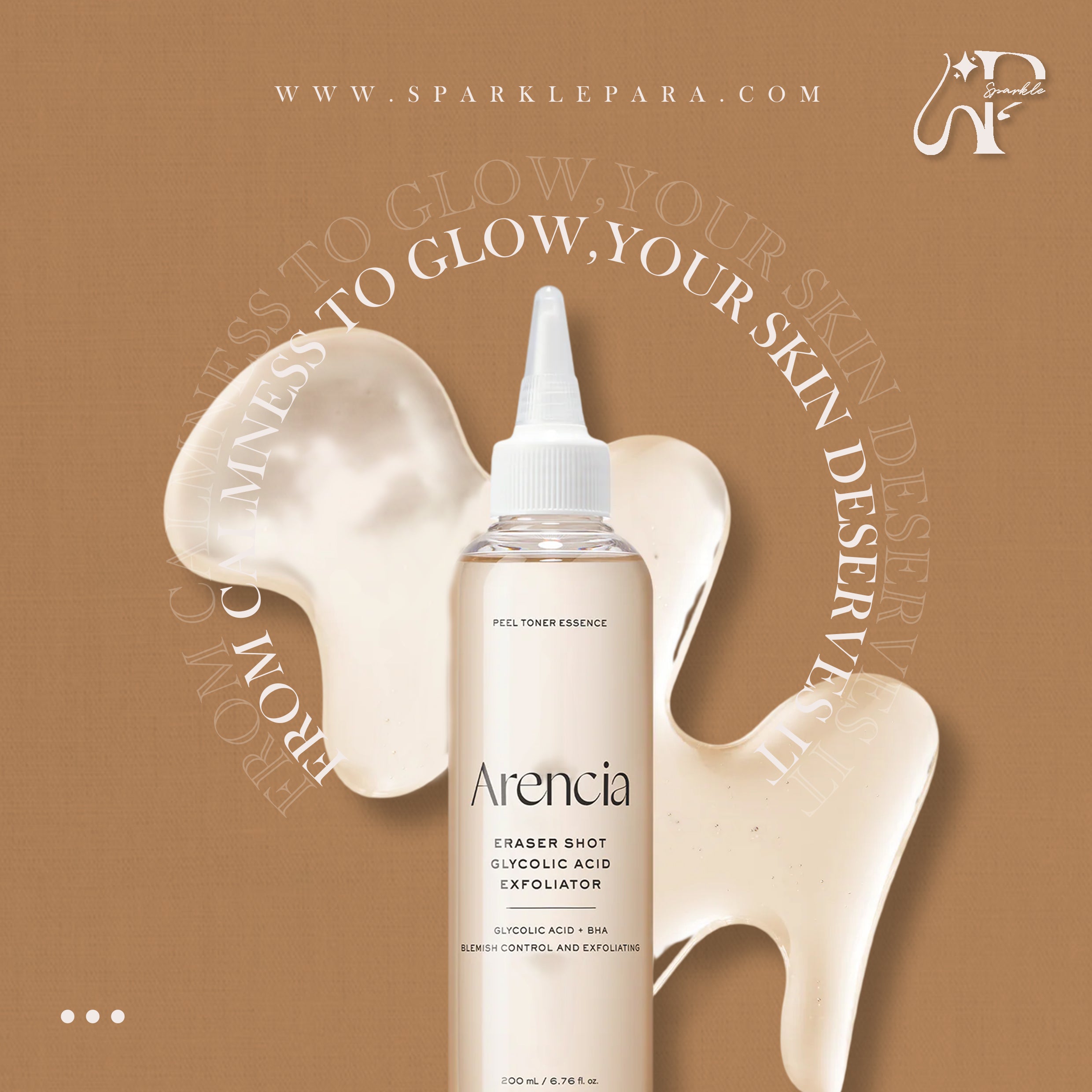 ARENCIA Eraser Shot Glycolic Acid Exfoliator