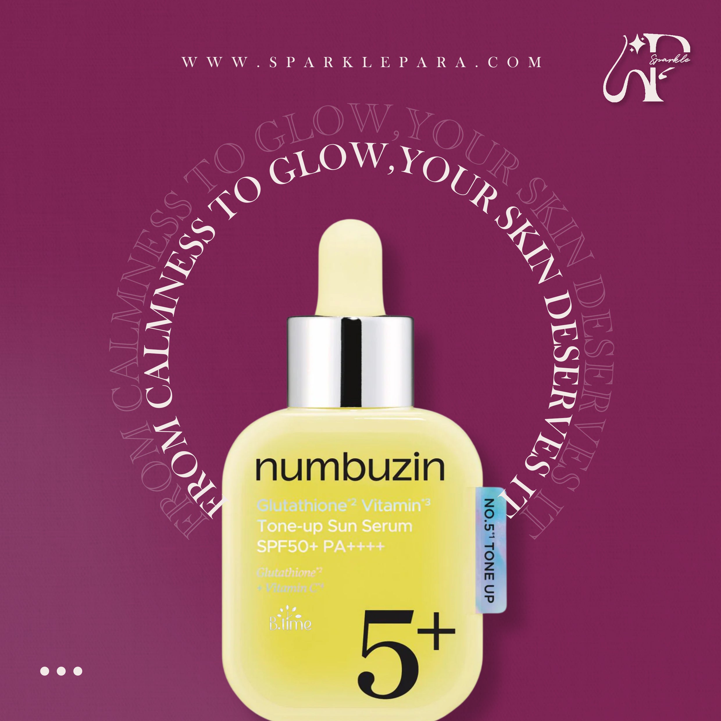 Nambuzin No.5 Glutathione Vitamin Tone-up Sun Serum