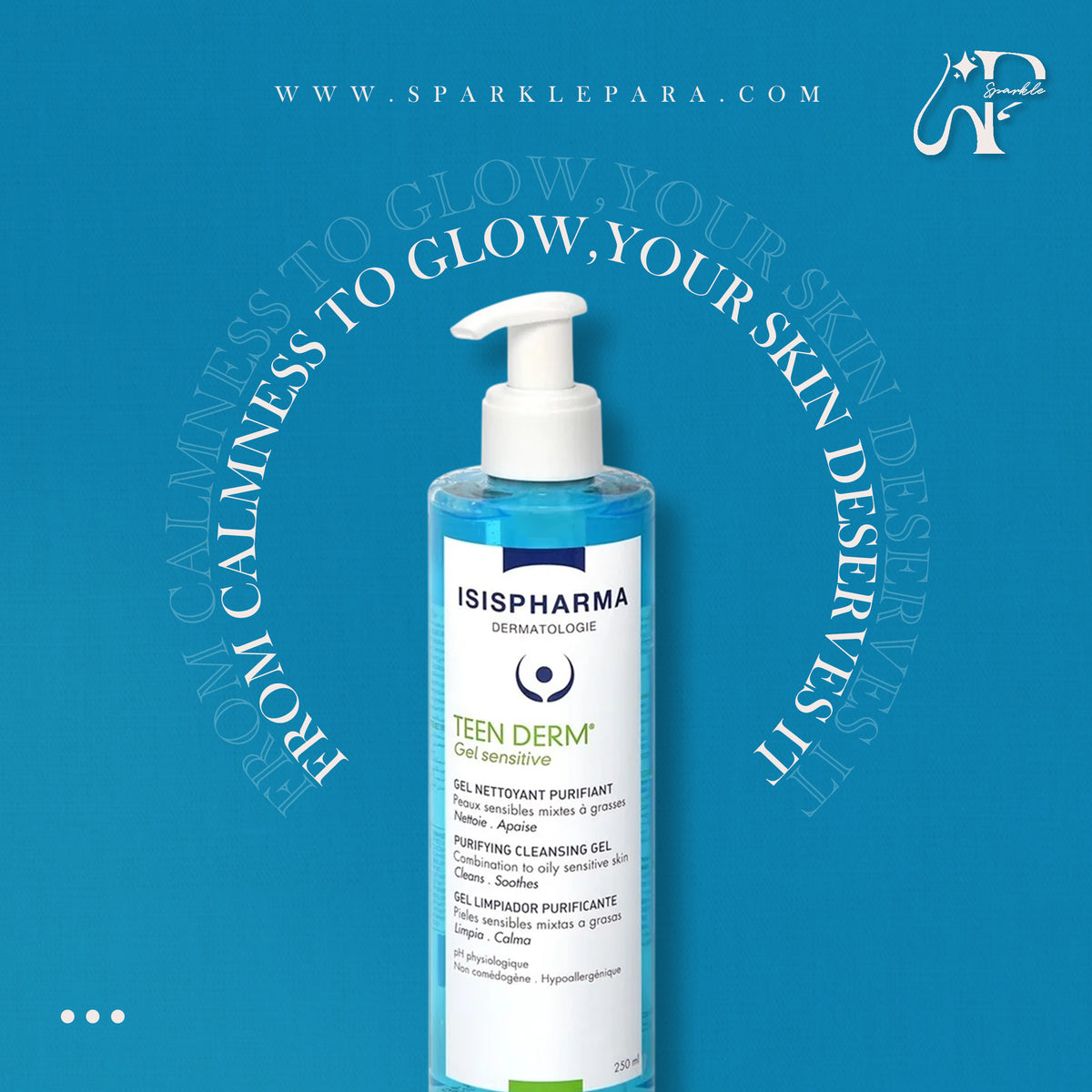 ISISPHARMA Teen Derm Gel sensitive Purifying Cleansing Gel