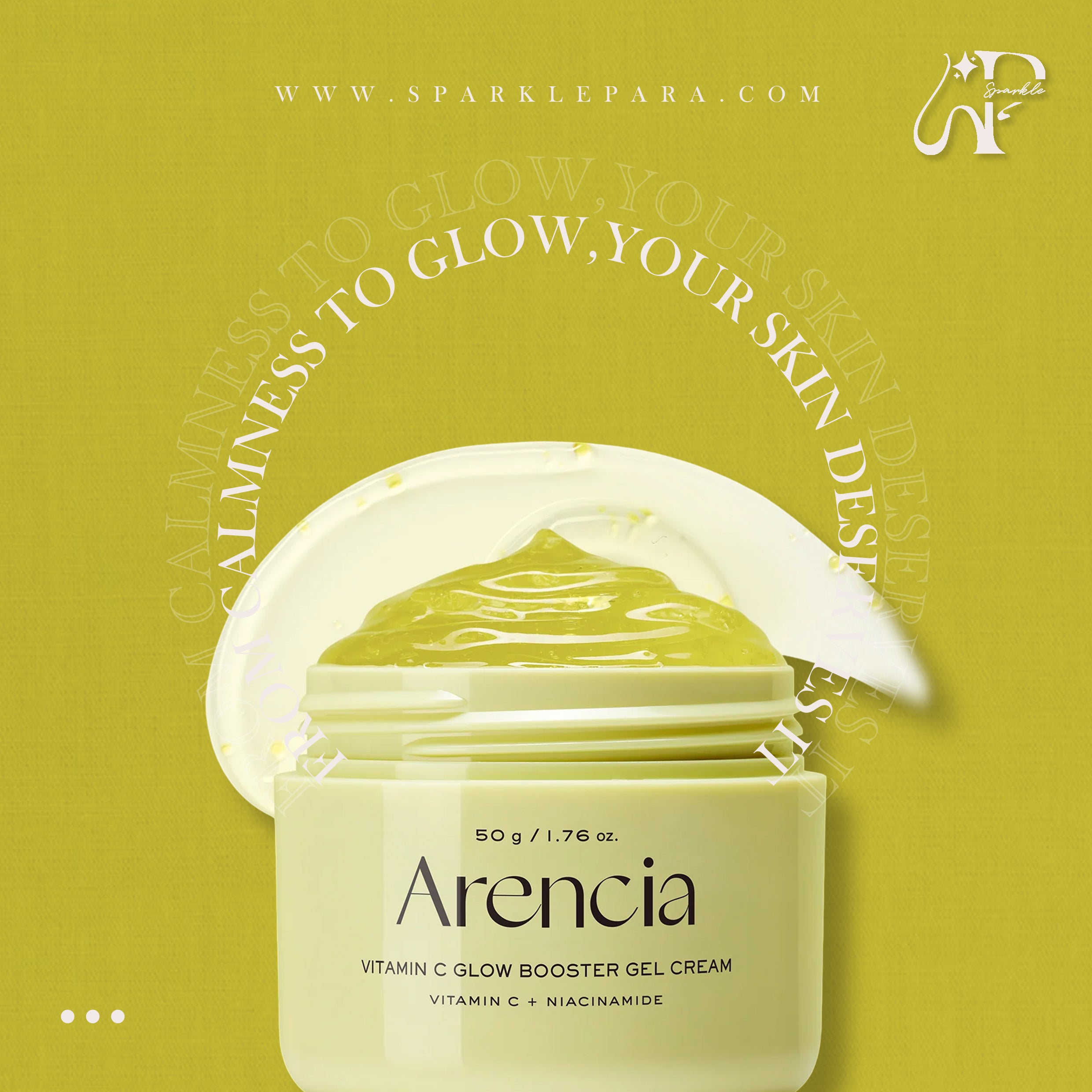 ARENCIA Brightening And Glowing Vitamin C Glow Booster Gel Cream