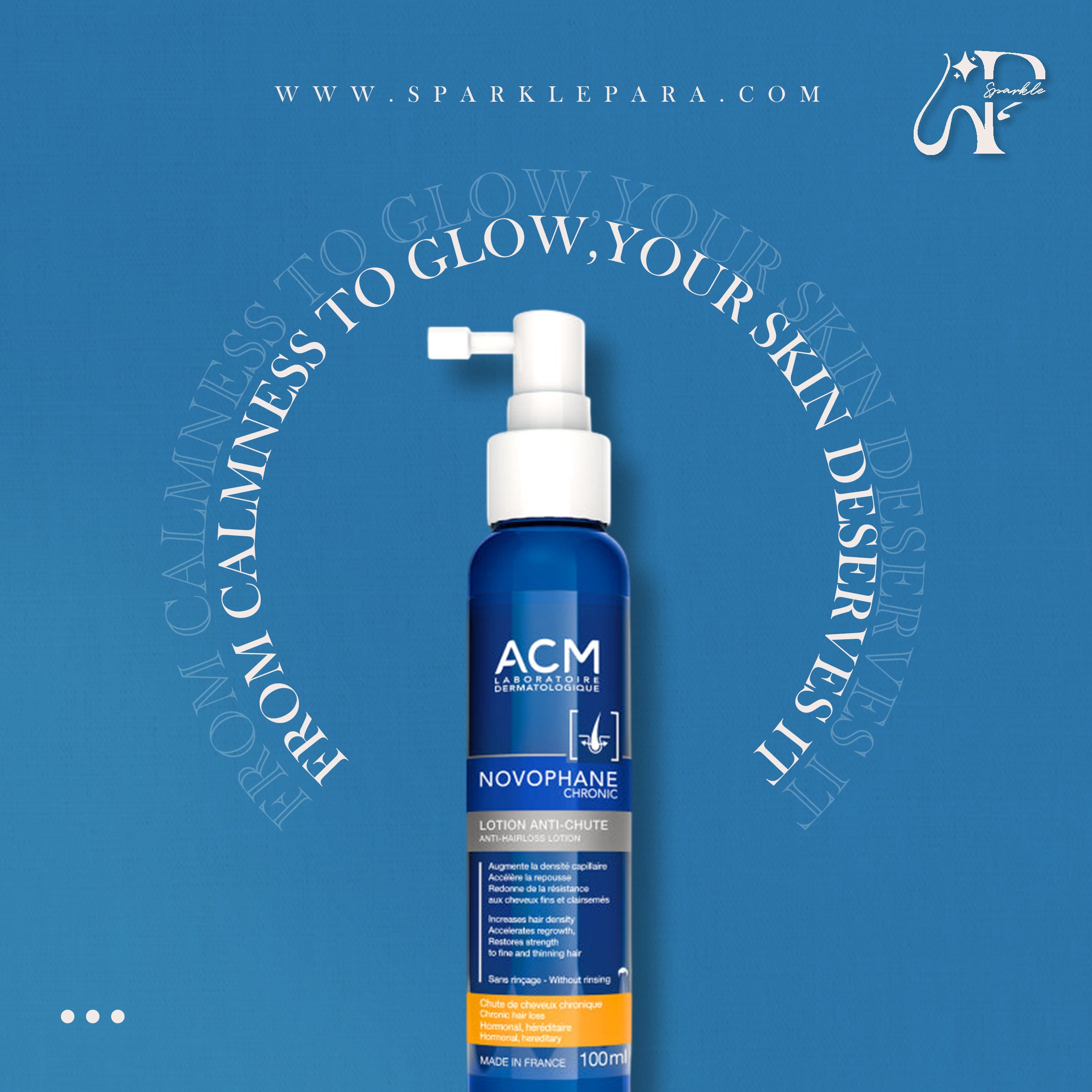 ACM Novophane Chronic anti-hair loss lotion‏
